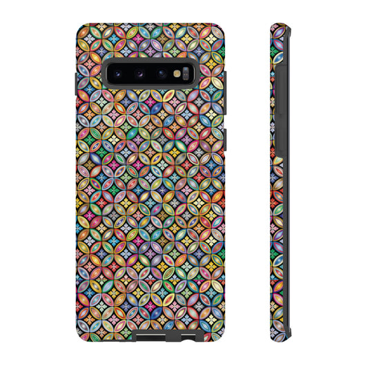 Geometric Pattern Wallpaper Phone Case | iPhone 15 Plus/ Pro, 14, 13, 12| Google Pixel 7, Pro, 5| Samsung Galaxy S23 All Major Phone Models