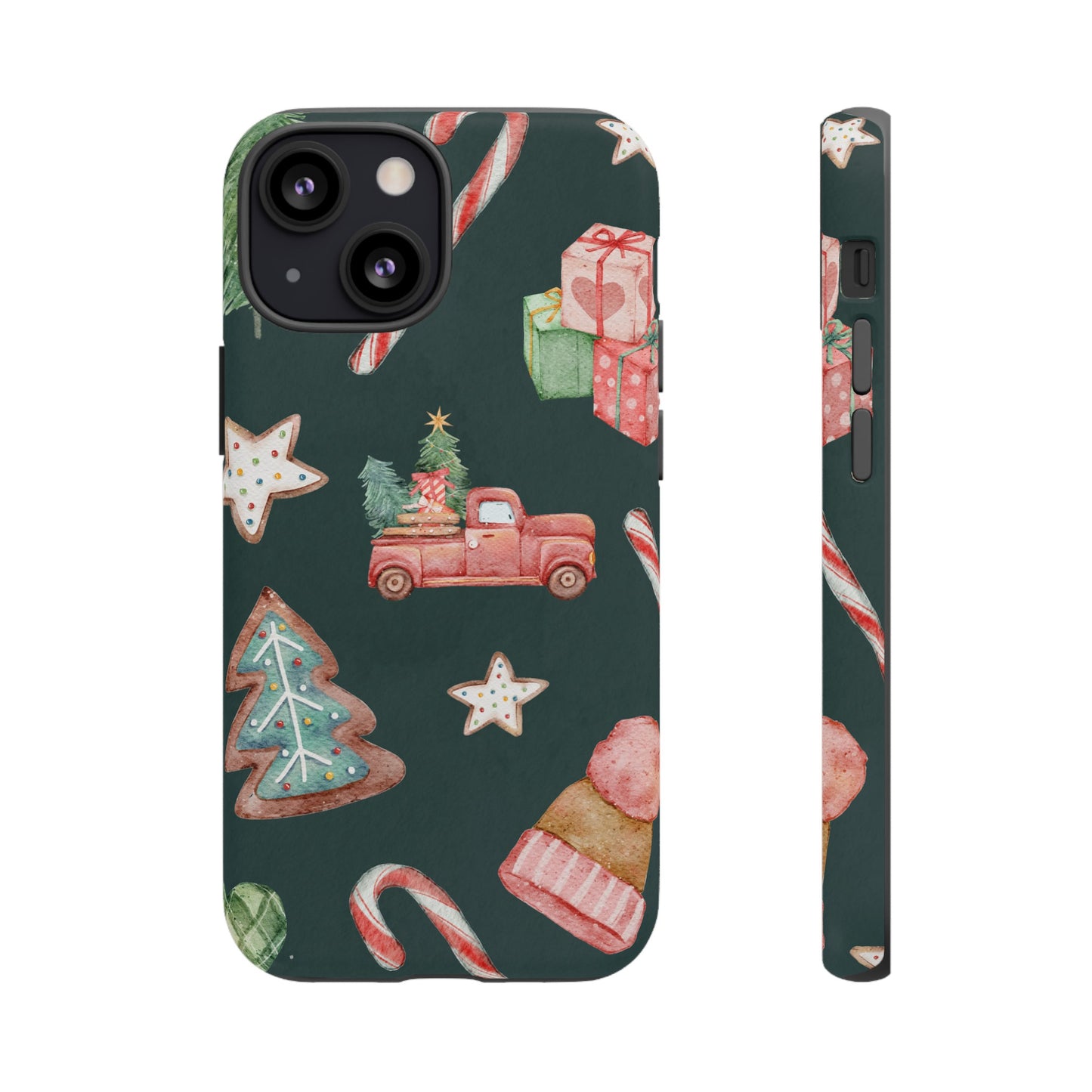 Festive Christmas Wallpaper Phone Case | iPhone 15 Plus/ Pro, 14, 13, 12| Google Pixel 7, Pro, 5| Samsung Galaxy S23 All Major Phone Models