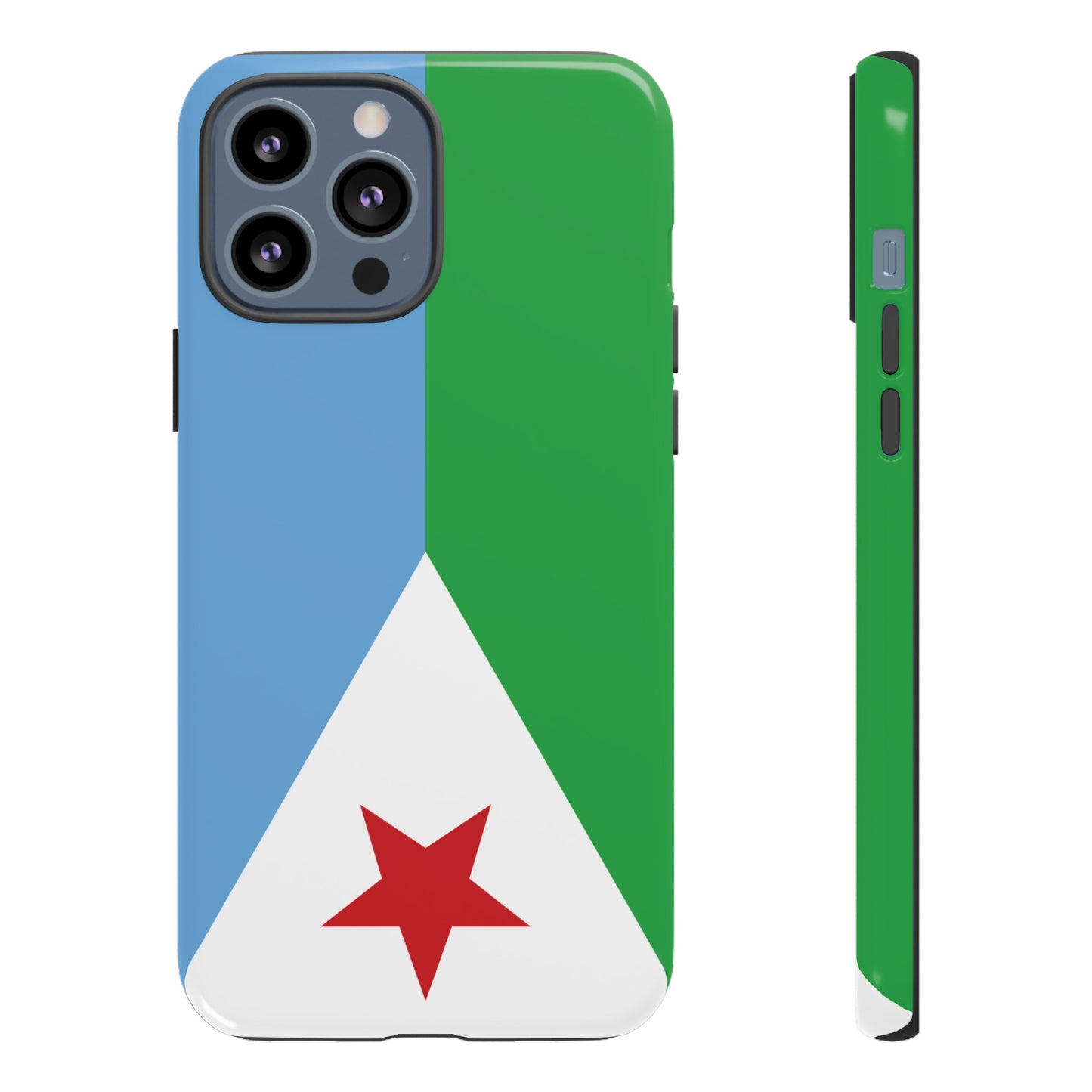 Djibouti Flag Phone Case | iPhone 15 Plus/ Pro, 14, 13, 12| Google Pixel 7, Pro, 5| Samsung Galaxy S23 All Major Phone Models