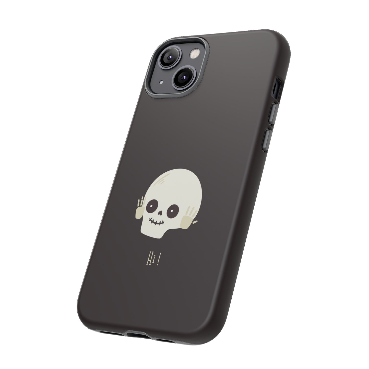 Hello Skull Phone Case | iPhone 15 Plus/ Pro, 14, 13, 12| Google Pixel 7, Pro, 5| Samsung Galaxy S23 All Major Phone Models