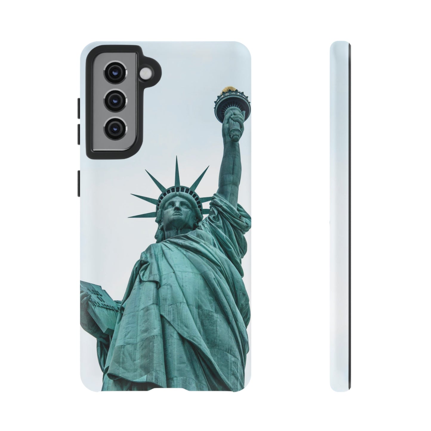 Statue of Liberty Wallpaper Phone Case | iPhone 15 Plus/ Pro, 14, 13, 12| Google Pixel 7, Pro, 5| Samsung Galaxy S23 All Major Phone Models