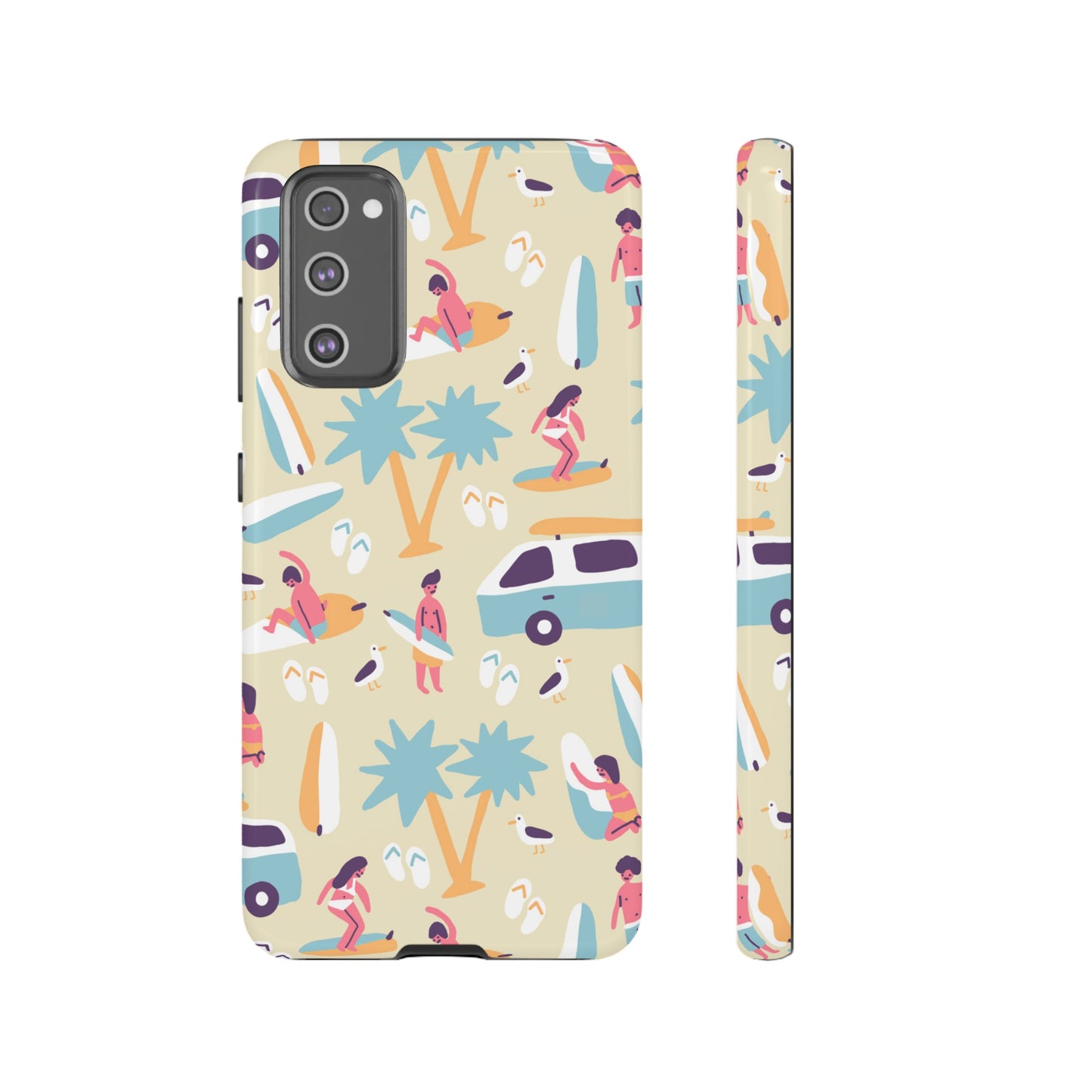 Surfers Wallpaper Phone Case | iPhone 15 Plus/ Pro, 14, 13, 12| Google Pixel 7, Pro, 5| Samsung Galaxy S23 All Major Phone Models