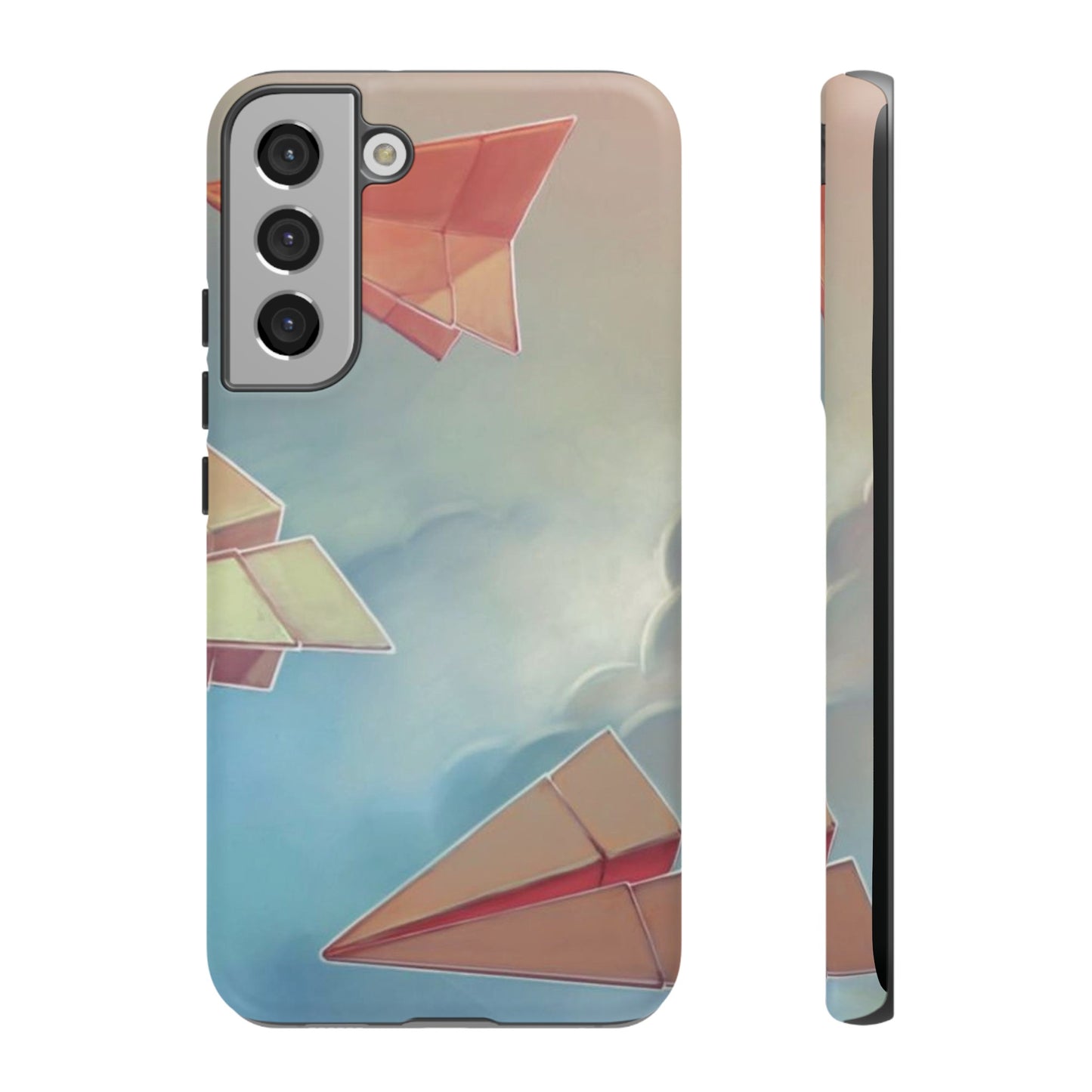 Paper Plane Wallpaper Phone Case | iPhone 15 Plus/ Pro, 14, 13, 12| Google Pixel 7, Pro, 5| Samsung Galaxy S23 All Major Phone Models