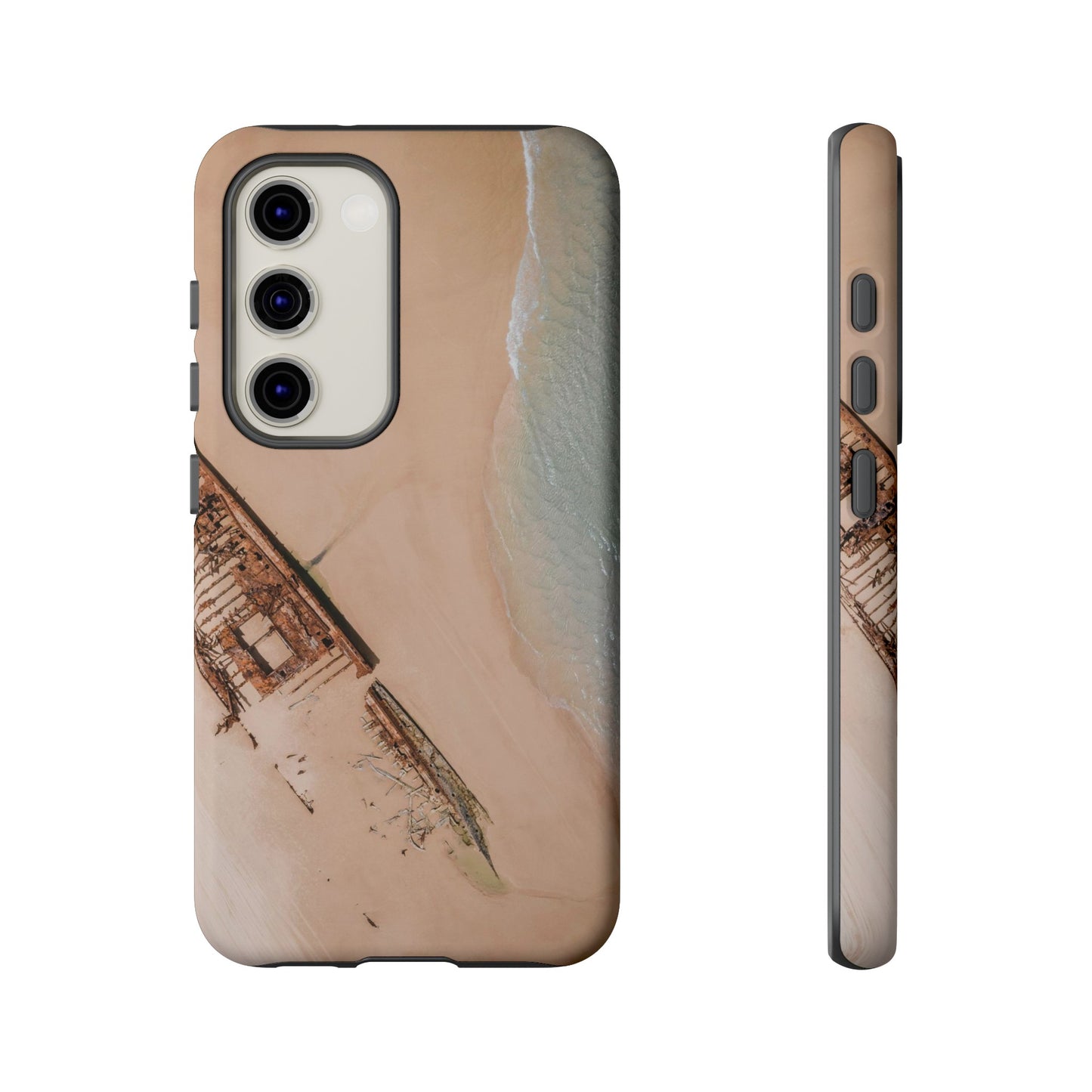 Fraser Island Shipwreck Wallpaper Phone Case | iPhone 15 Plus/ Pro, 14, 13, 12| Google Pixel 7, Pro, 5| Samsung Galaxy S23 All Major Phone Models