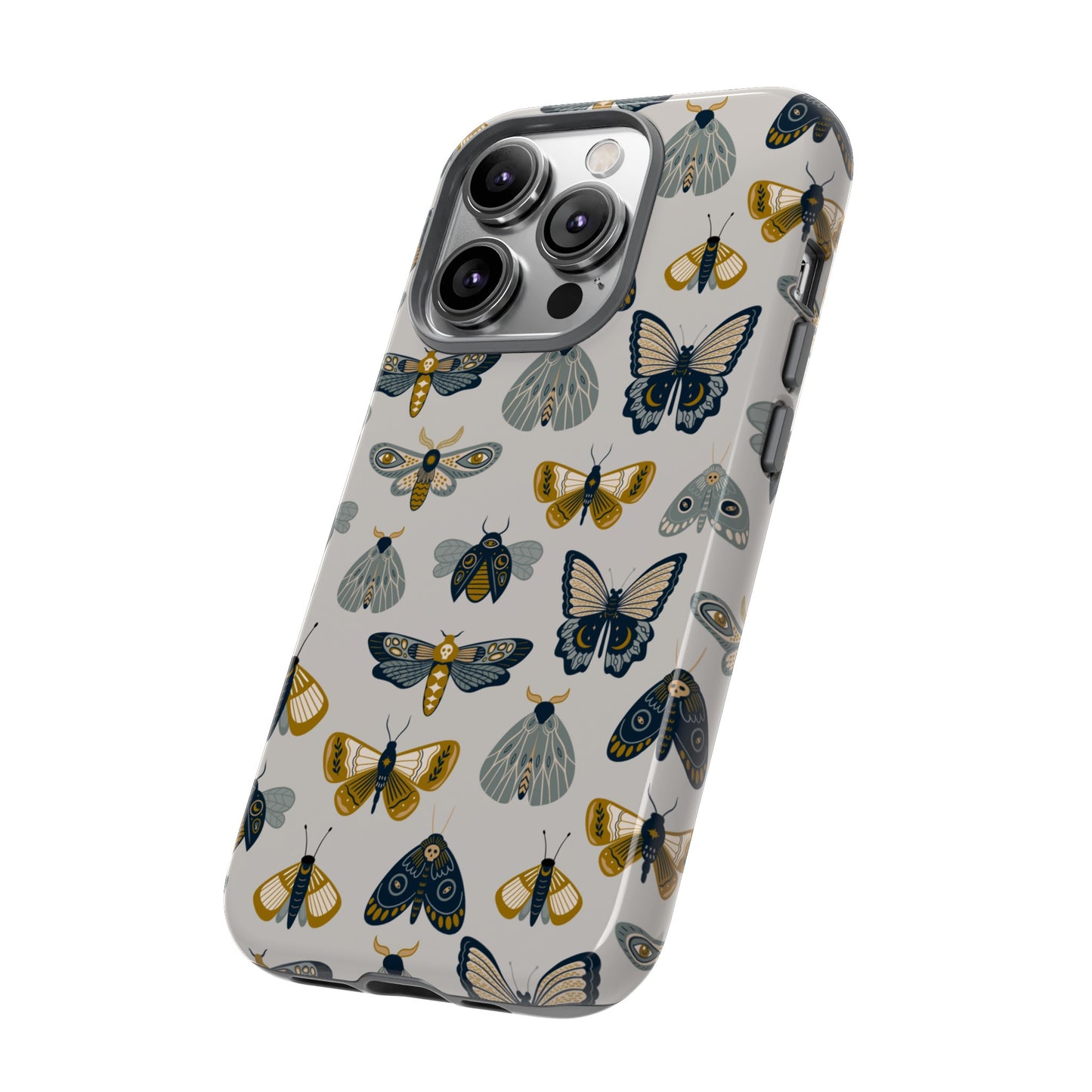 Butterfly and Moth Wallpaper Phone Case | iPhone 15 Plus/ Pro, 14, 13, 12| Google Pixel 7, Pro, 5| Samsung Galaxy S23 All Major Phone Models