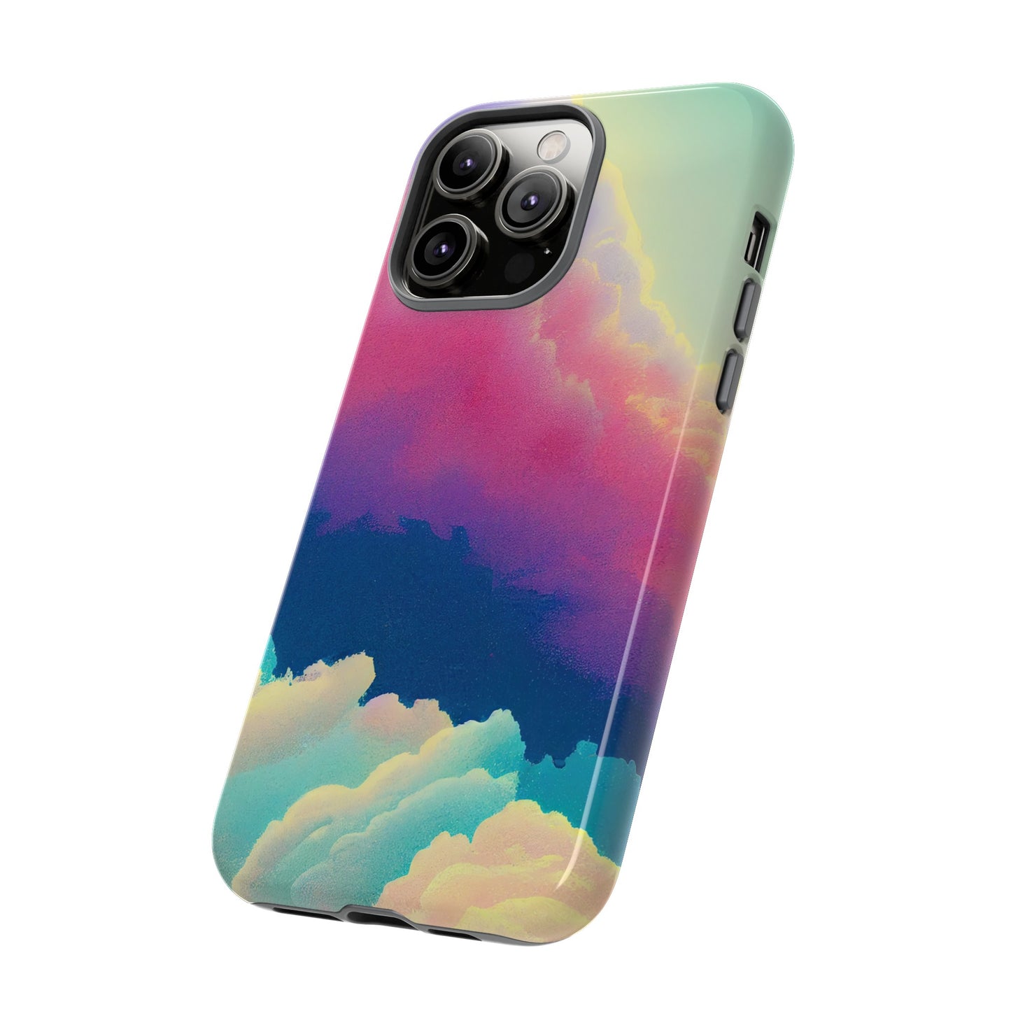 Colourful Clouds Wallpaper Phone Case | iPhone 15 Plus/ Pro, 14, 13, 12| Google Pixel 7, Pro, 5| Samsung Galaxy S23 All Major Phone Models