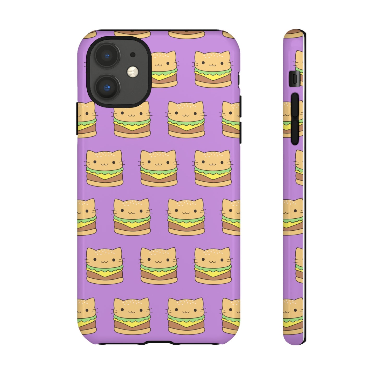 Cat Burger Phone Case | iPhone 15 Plus/ Pro, 14, 13, 12| Google Pixel 7, Pro, 5| Samsung Galaxy S23 All Major Phone Models