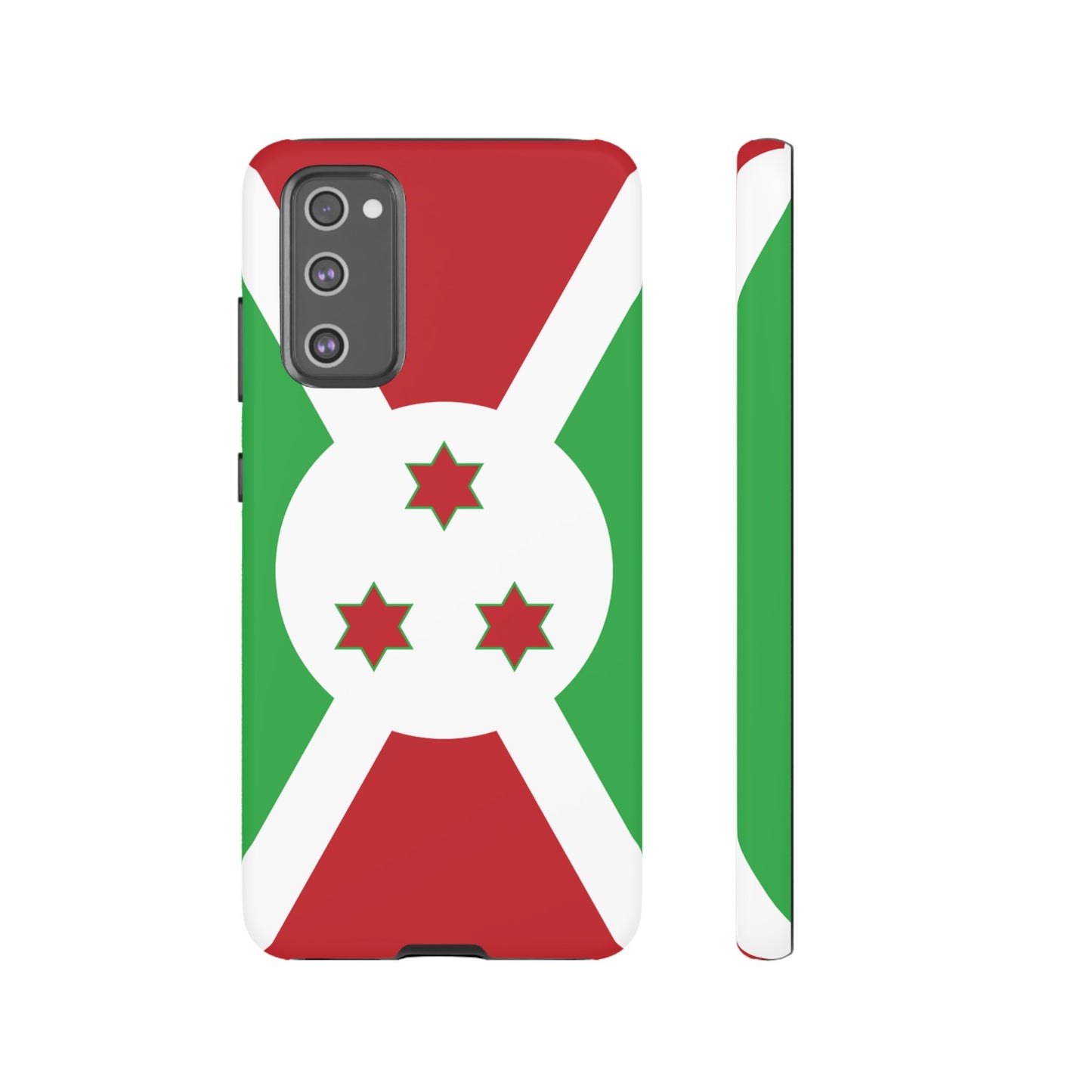 Burundi Flag Phone Case | iPhone 15 Plus/ Pro, 14, 13, 12| Google Pixel 7, Pro, 5| Samsung Galaxy S23 All Major Phone Models