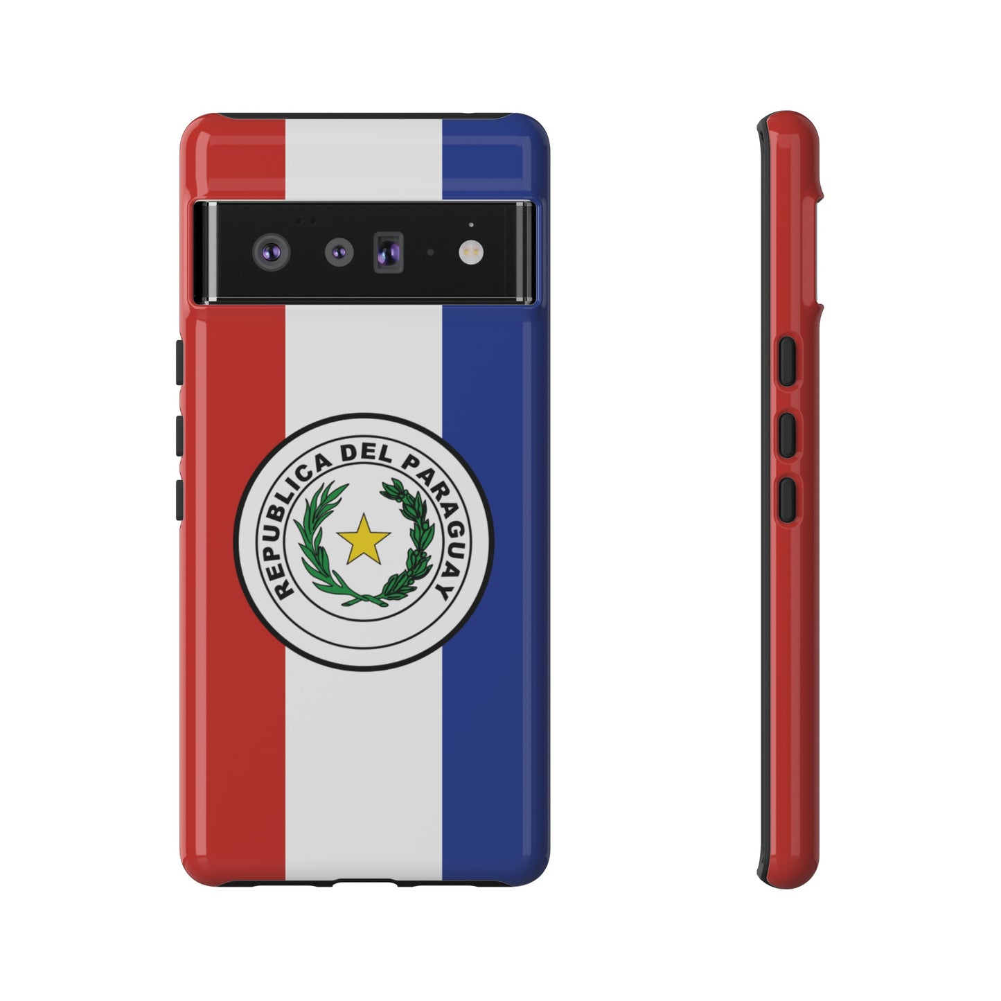 Paraguay Flag Phone Case | iPhone 15 Plus/ Pro, 14, 13, 12| Google Pixel 7, Pro, 5| Samsung Galaxy S23 All Major Phone Models