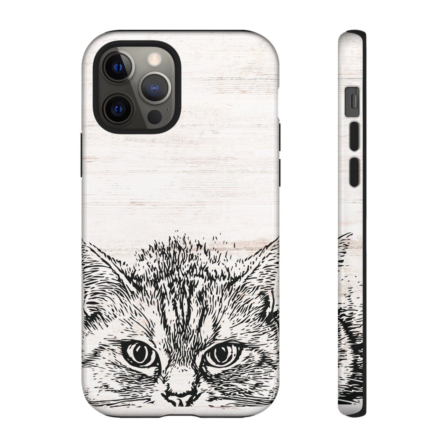 Close- Up Cat Wallpaper Phone Case | iPhone 15 Plus/ Pro, 14, 13, 12| Google Pixel 7, Pro, 5| Samsung Galaxy S23 All Major Phone Models