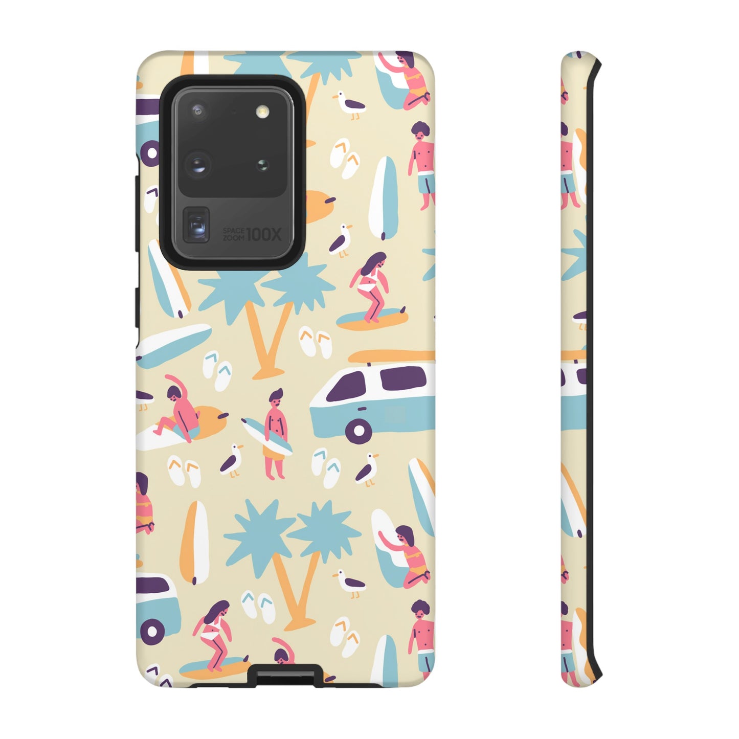 Surfers Wallpaper Phone Case | iPhone 15 Plus/ Pro, 14, 13, 12| Google Pixel 7, Pro, 5| Samsung Galaxy S23 All Major Phone Models