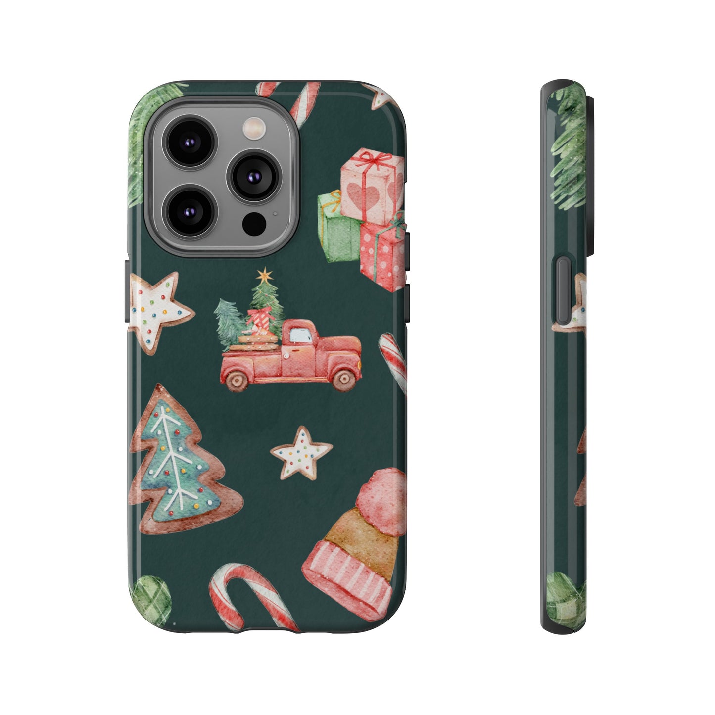 Festive Christmas Wallpaper Phone Case | iPhone 15 Plus/ Pro, 14, 13, 12| Google Pixel 7, Pro, 5| Samsung Galaxy S23 All Major Phone Models