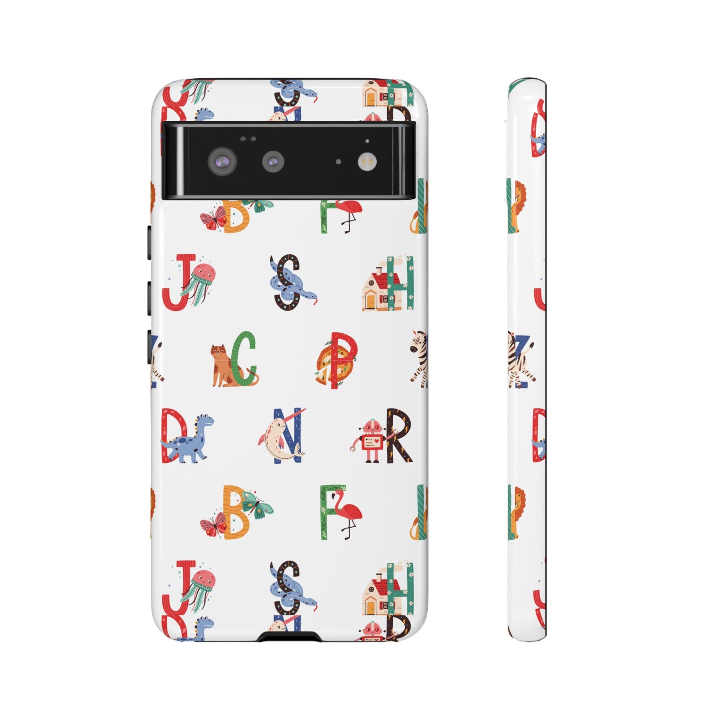 Alphabet Wallpaper Phone Case| iPhone 15 Plus/ Pro, 14, 13, 12| Google Pixel 7, Pro, 5| Samsung Galaxy S23 All Major Phone Models