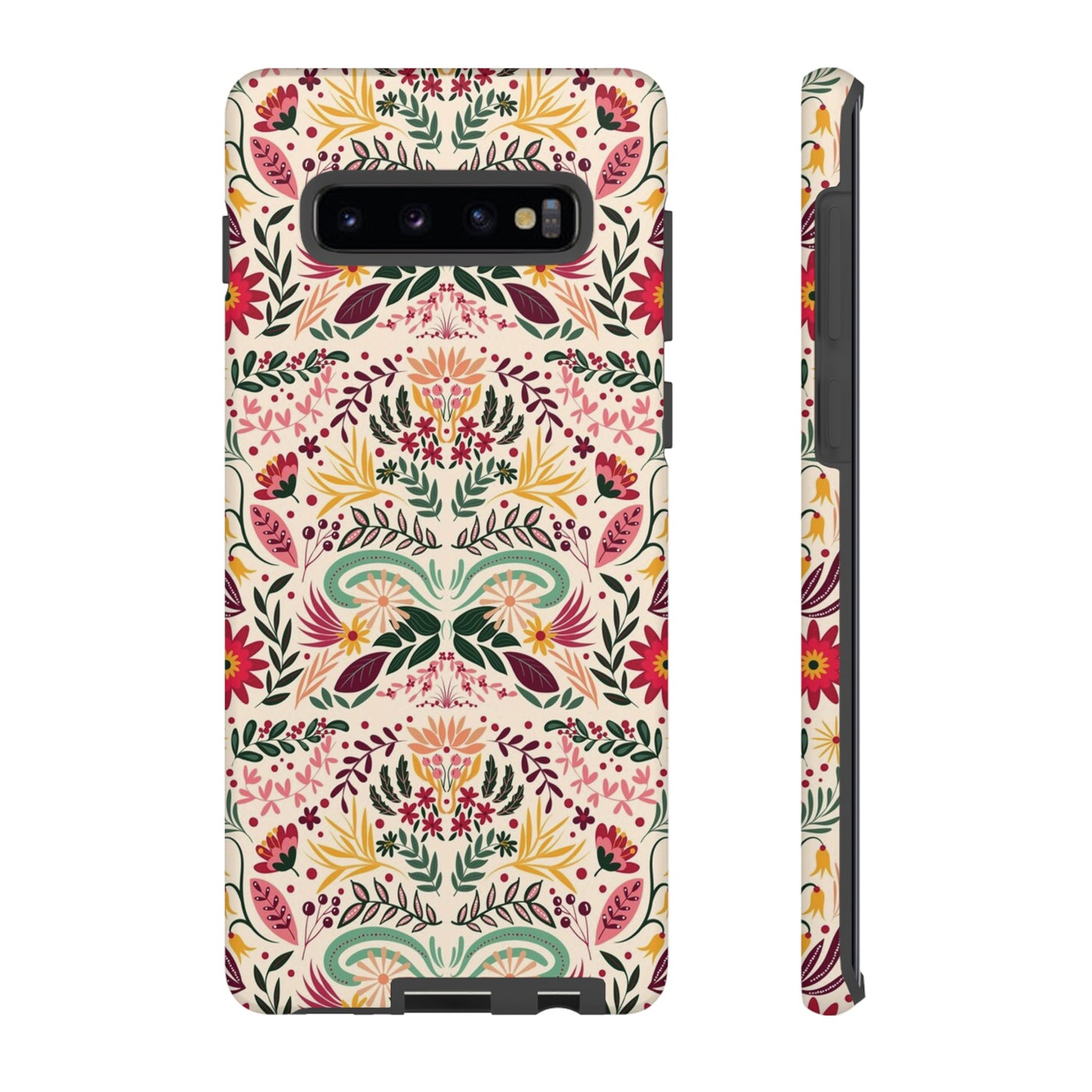 Bright Floral Wallpaper Phone Case | iPhone 15 Plus/ Pro, 14, 13, 12| Google Pixel 7, Pro, 5| Samsung Galaxy S23 All Major Phone Models