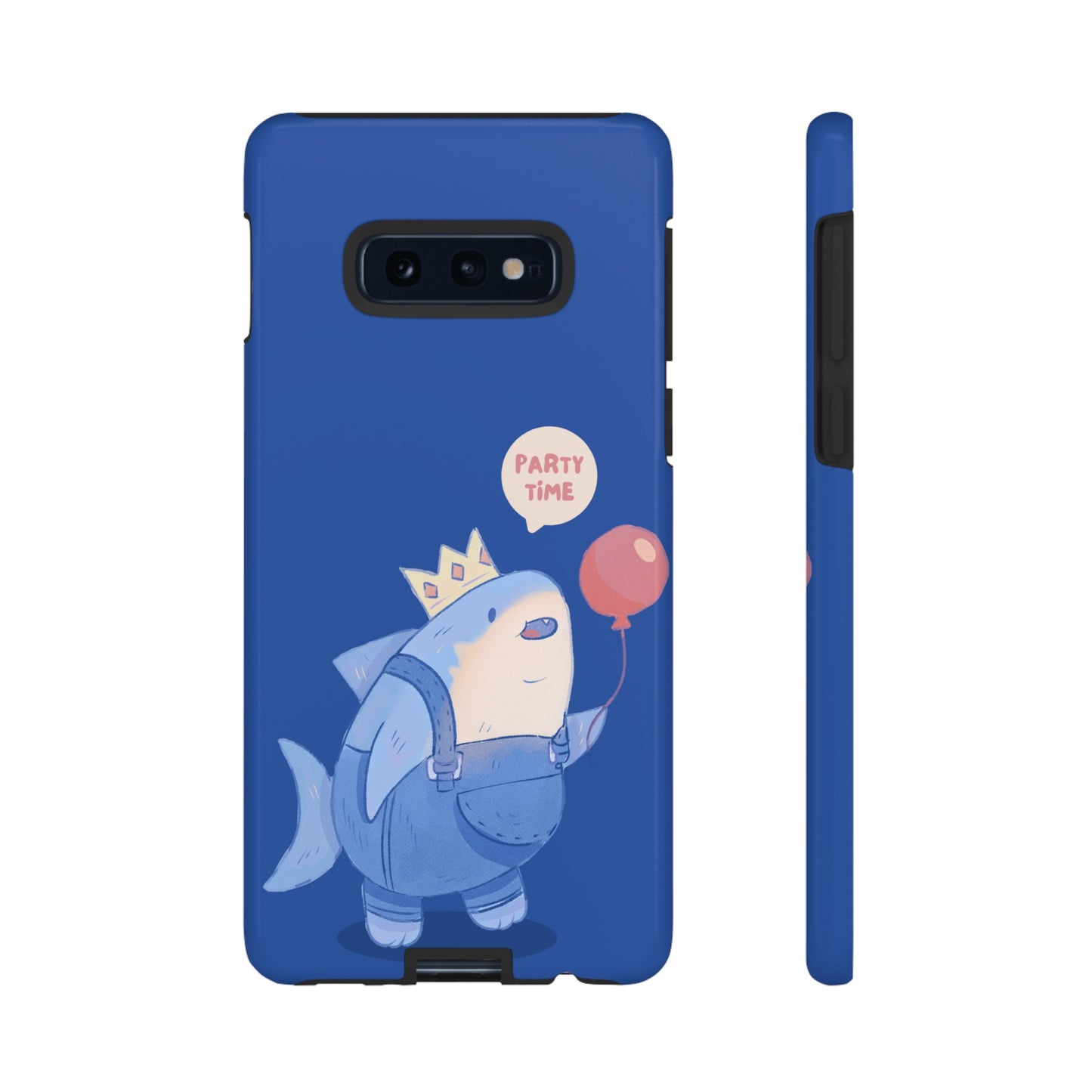 Shark Party Time Phone Case | iPhone 15 Plus/ Pro, 14, 13, 12| Google Pixel 7, Pro, 5| Samsung Galaxy S23 All Major Phone Models