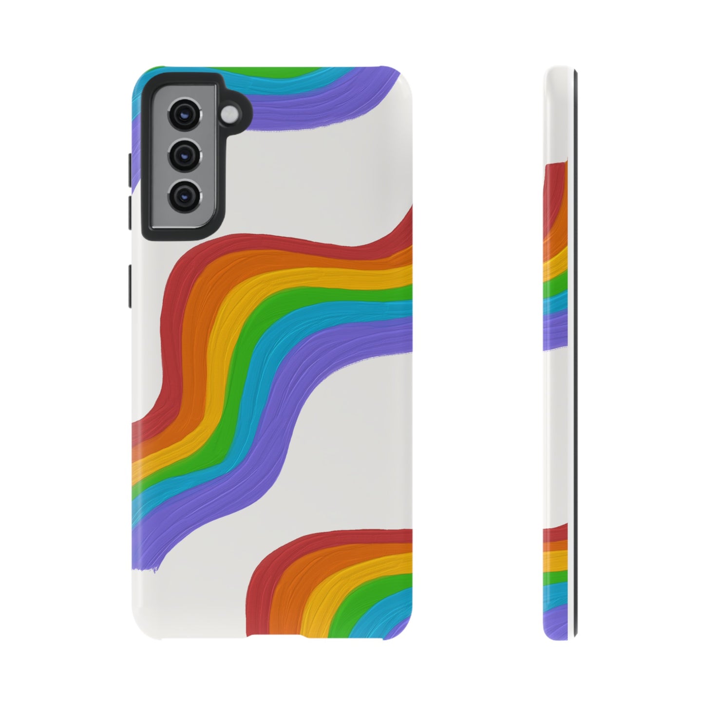 Rainbow Wallpaper Phone Case | iPhone 15 Plus/ Pro, 14, 13, 12| Google Pixel 7, Pro, 5| Samsung Galaxy S23 All Major Phone Models