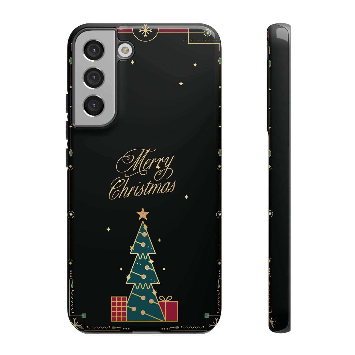 Christmas Tree Wallpaper Phone Case | iPhone 15 Plus/ Pro, 14, 13, 12| Google Pixel 7, Pro, 5| Samsung Galaxy S23 All Major Phone Models