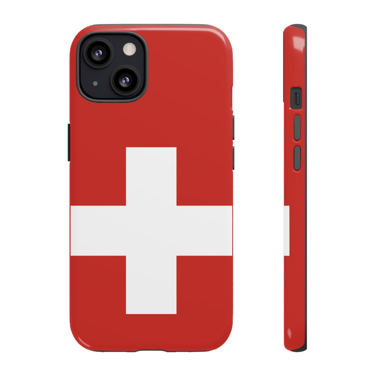 Switzerland Flag Phone Case | iPhone 15 Plus/ Pro, 14, 13, 12| Google Pixel 7, Pro, 5| Samsung Galaxy S23 All Major Phone Models