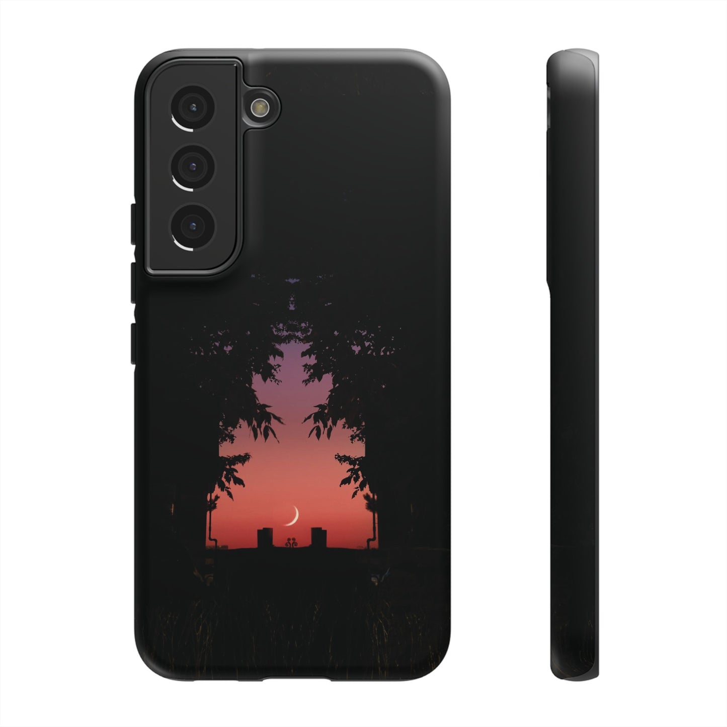 Crescent Night Wallpaper Phone Case | iPhone 15 Plus/ Pro, 14, 13, 12| Google Pixel 7, Pro, 5| Samsung Galaxy S23 All Major Phone Models