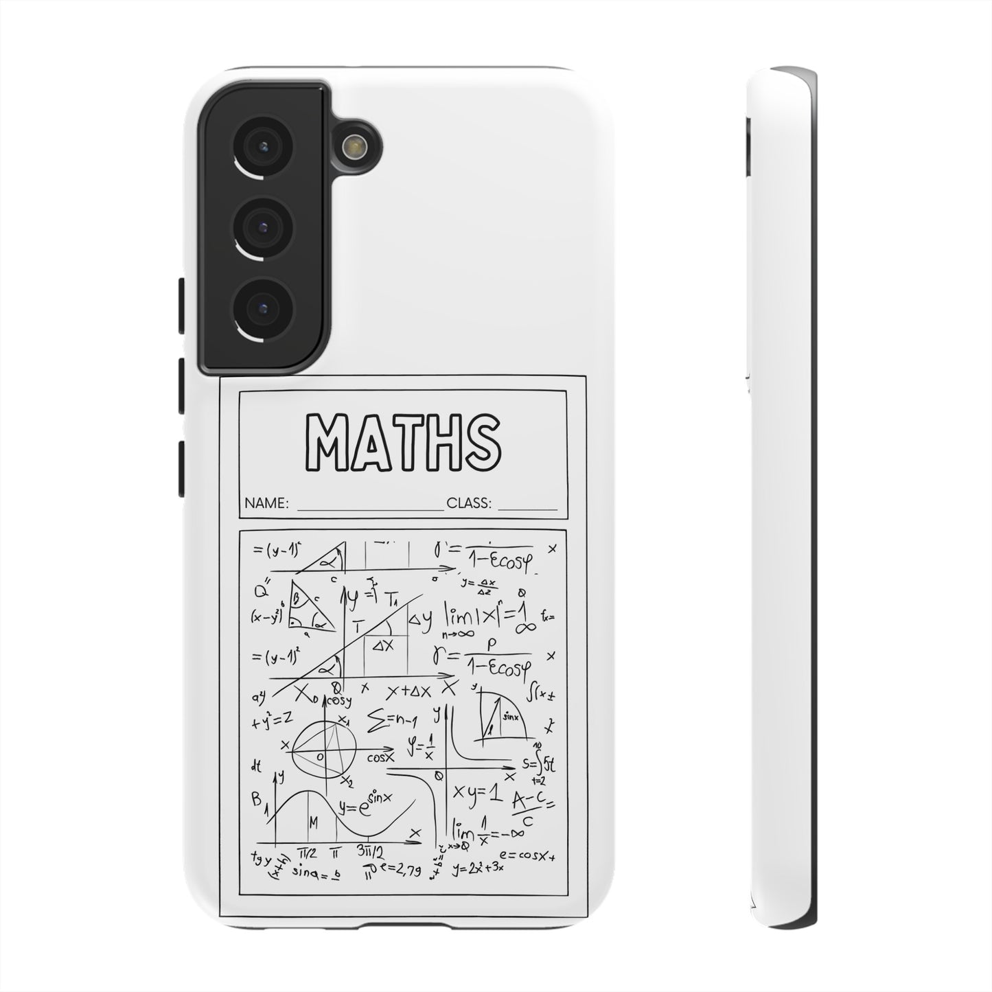 Maths Class Wallpaper Phone Case | iPhone 15 Plus/ Pro, 14, 13, 12| Google Pixel 7, Pro, 5| Samsung Galaxy S23 All Major Phone Models