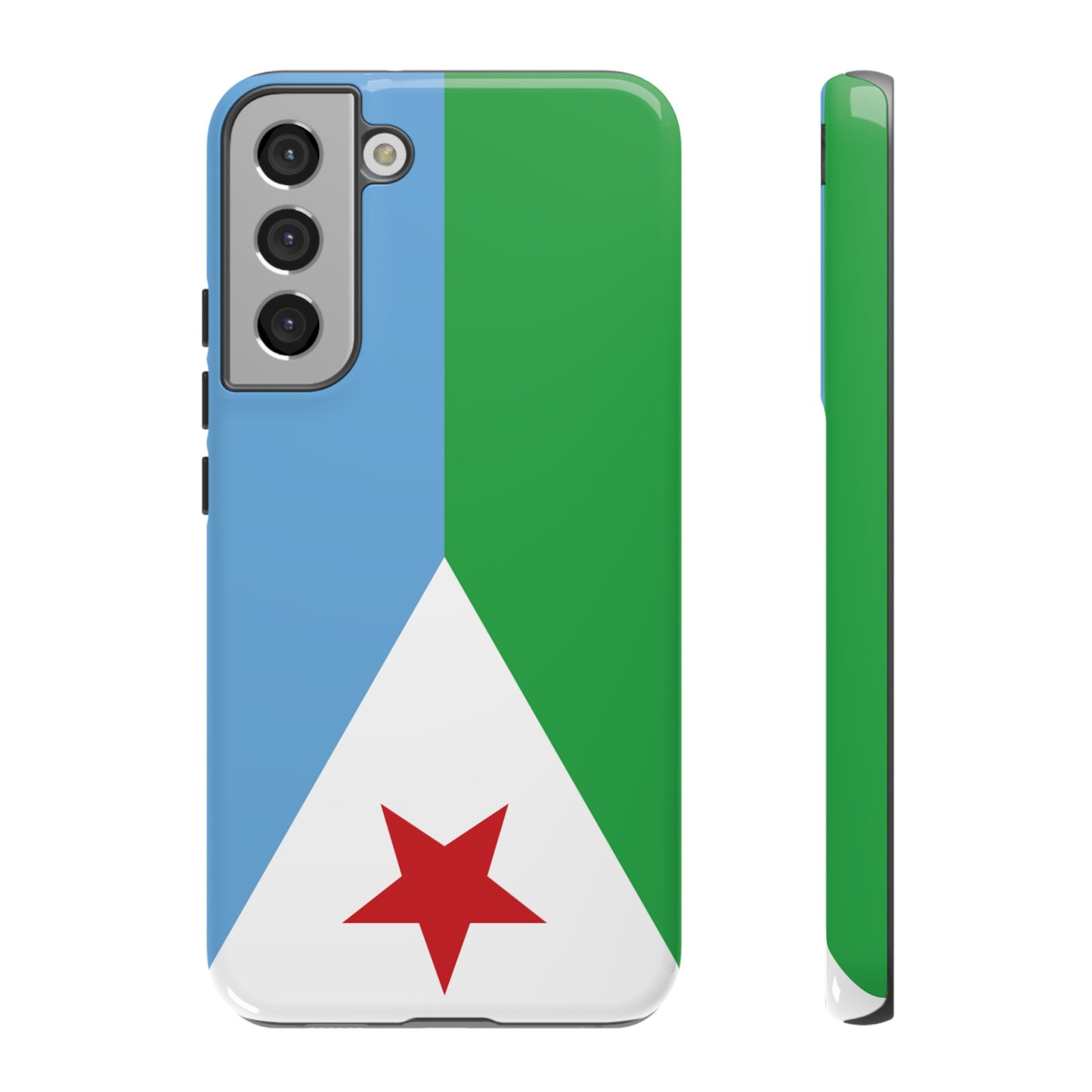 Djibouti Flag Phone Case | iPhone 15 Plus/ Pro, 14, 13, 12| Google Pixel 7, Pro, 5| Samsung Galaxy S23 All Major Phone Models