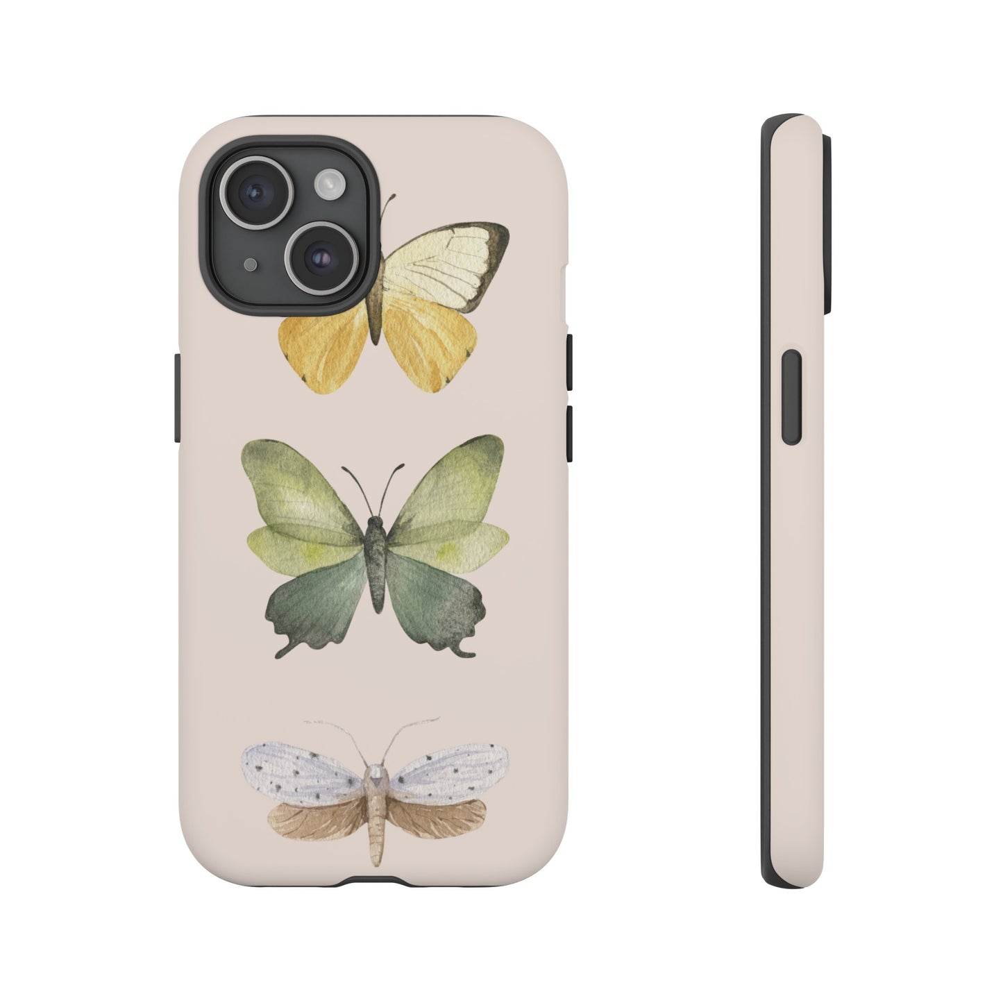 Three Butterflies Wallpaper Phone Case | iPhone 15 Plus/ Pro, 14, 13, 12| Google Pixel 7, Pro, 5| Samsung Galaxy S23 All Major Phone Models