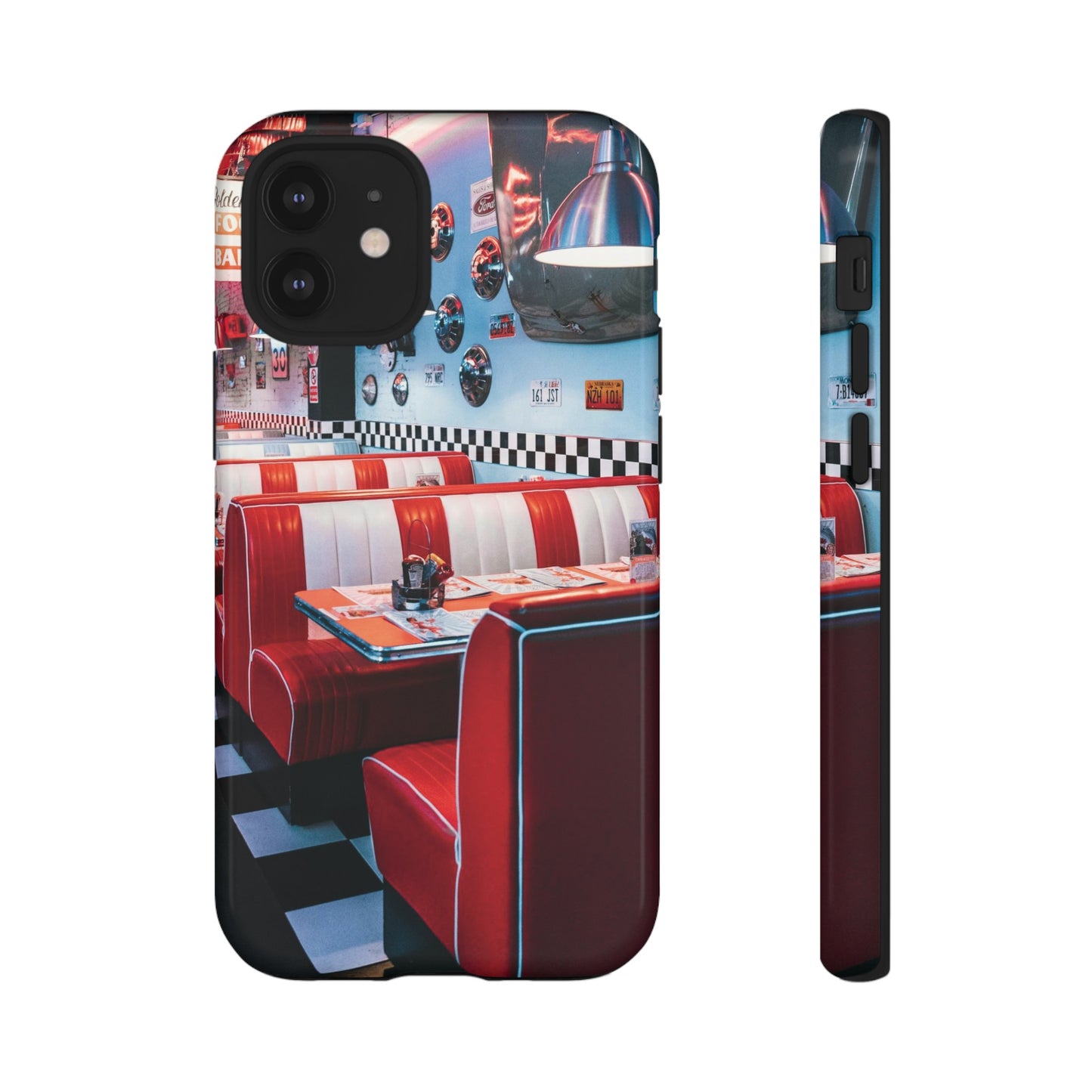 Diner Wallpaper Phone Case | iPhone 15 Plus/ Pro, 14, 13, 12| Google Pixel 7, Pro, 5| Samsung Galaxy S23 All Major Phone Models