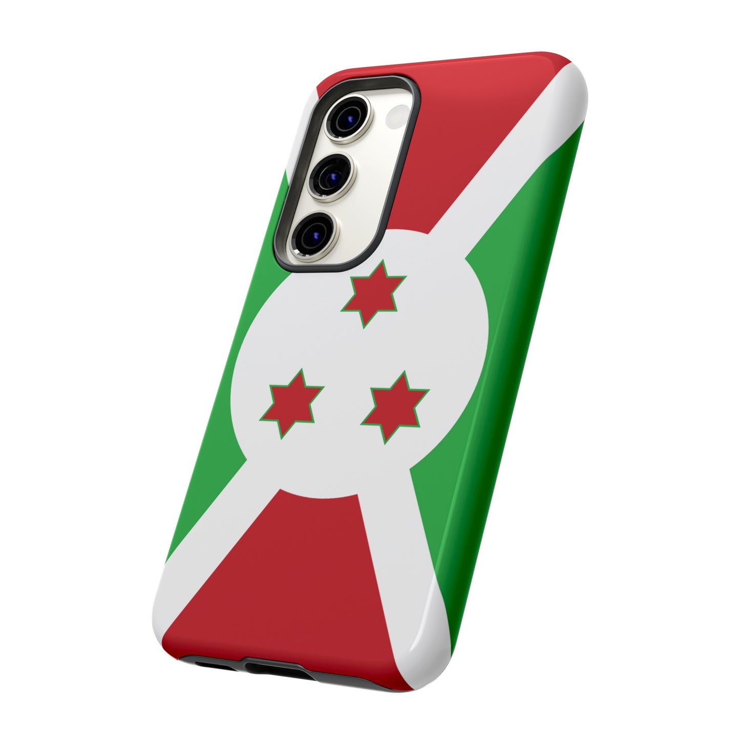 Burundi Flag Phone Case | iPhone 15 Plus/ Pro, 14, 13, 12| Google Pixel 7, Pro, 5| Samsung Galaxy S23 All Major Phone Models