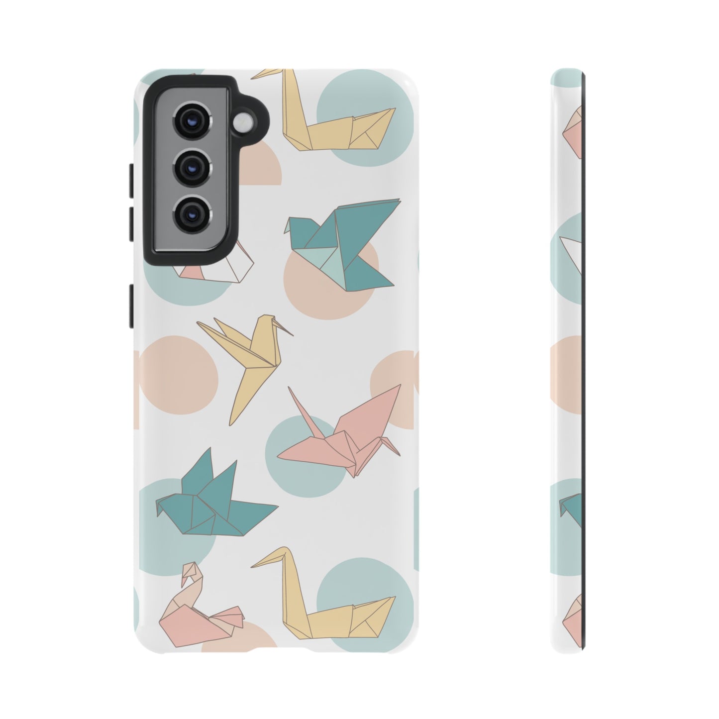 Origami Wallpaper Phone Case | iPhone 15 Plus/ Pro, 14, 13, 12| Google Pixel 7, Pro, 5| Samsung Galaxy S23 All Major Phone Models