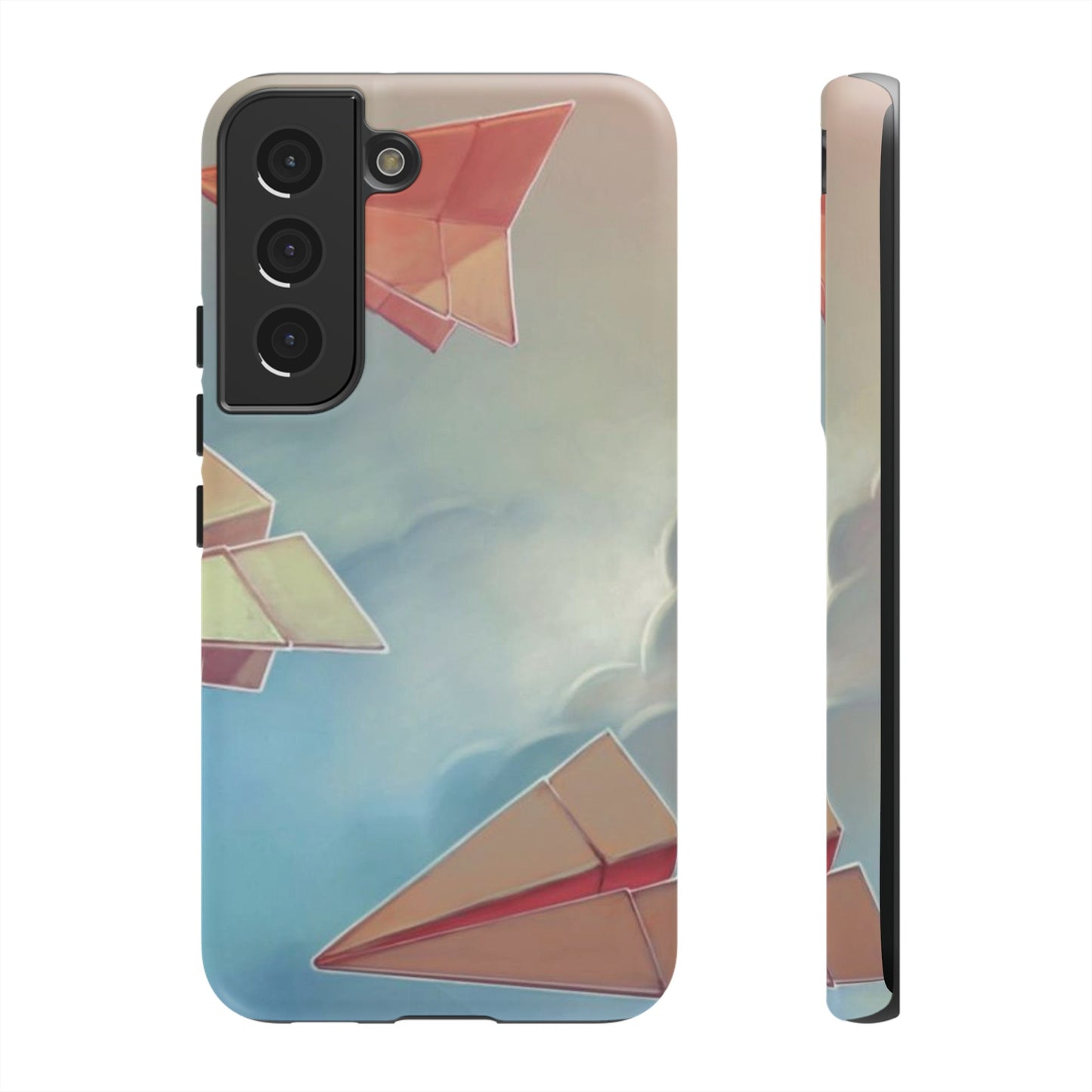 Paper Plane Wallpaper Phone Case | iPhone 15 Plus/ Pro, 14, 13, 12| Google Pixel 7, Pro, 5| Samsung Galaxy S23 All Major Phone Models