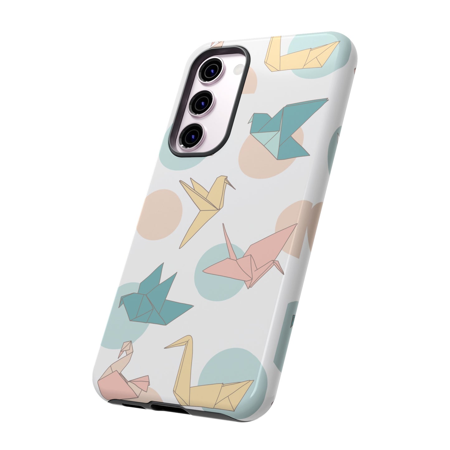 Origami Wallpaper Phone Case | iPhone 15 Plus/ Pro, 14, 13, 12| Google Pixel 7, Pro, 5| Samsung Galaxy S23 All Major Phone Models