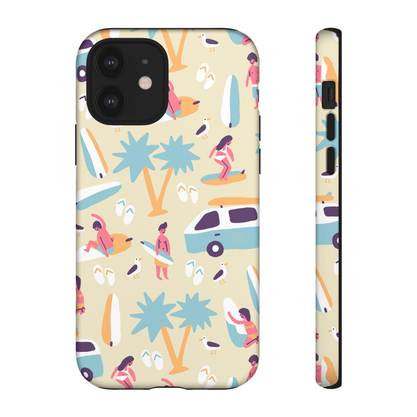 Surfers Wallpaper Phone Case | iPhone 15 Plus/ Pro, 14, 13, 12| Google Pixel 7, Pro, 5| Samsung Galaxy S23 All Major Phone Models