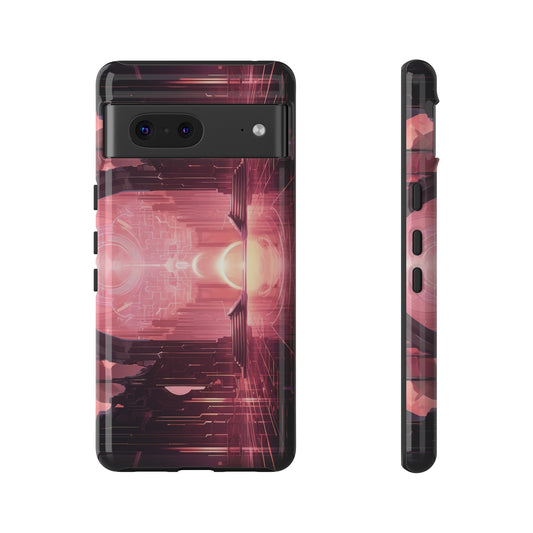 Sci-Fi Hall Wallpaper Phone Case | iPhone 15 Plus/ Pro, 14, 13, 12| Google Pixel 7, Pro, 5| Samsung Galaxy S23 All Major Phone Models