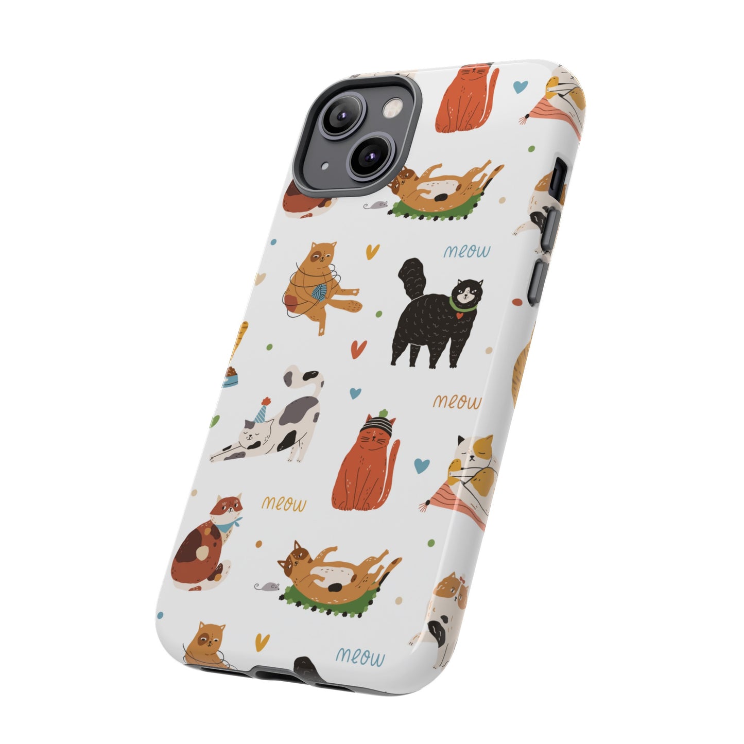 Collage of Cats Wallpaper Phone Case | iPhone 15 Plus/ Pro, 14, 13, 12| Google Pixel 7, Pro, 5| Samsung Galaxy S23 All Major Phone Models