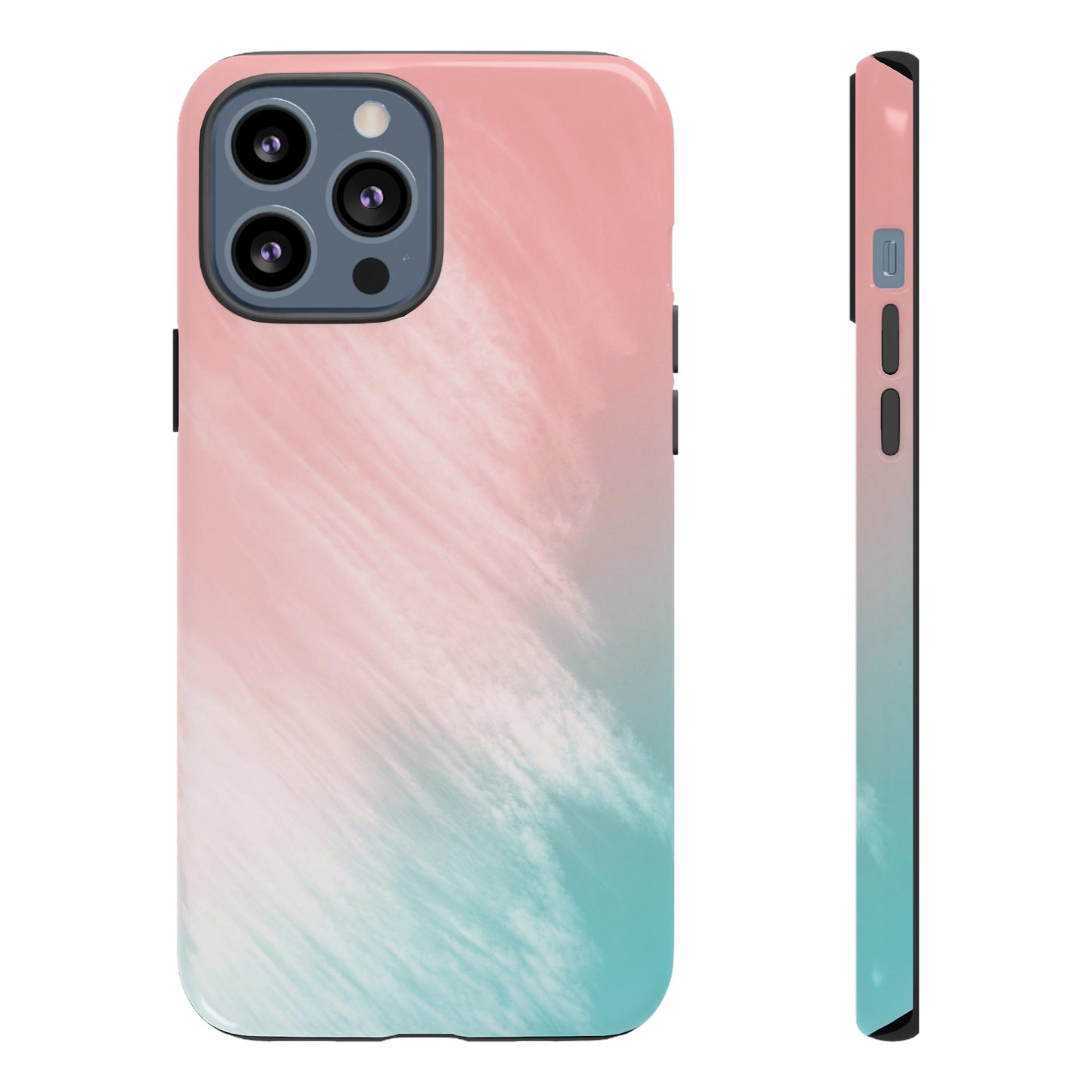 Soft Pink And Blue Wallpaper Phone Case | iPhone 15 Plus/ Pro, 14, 13, 12| Google Pixel 7, Pro, 5| Samsung Galaxy S23 All Major Phone Models