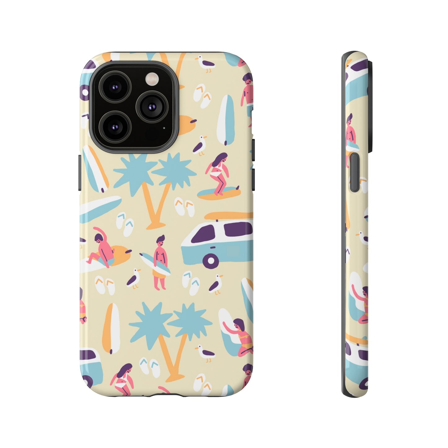 Surfers Wallpaper Phone Case | iPhone 15 Plus/ Pro, 14, 13, 12| Google Pixel 7, Pro, 5| Samsung Galaxy S23 All Major Phone Models