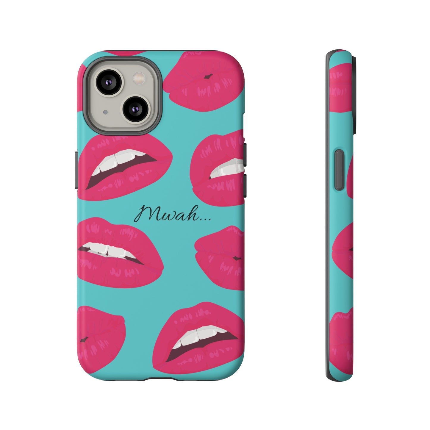 Mwah! Wallpaper Phone Case | iPhone 15 Plus/ Pro, 14, 13, 12| Google Pixel 7, Pro, 5| Samsung Galaxy S23 All Major Phone Models