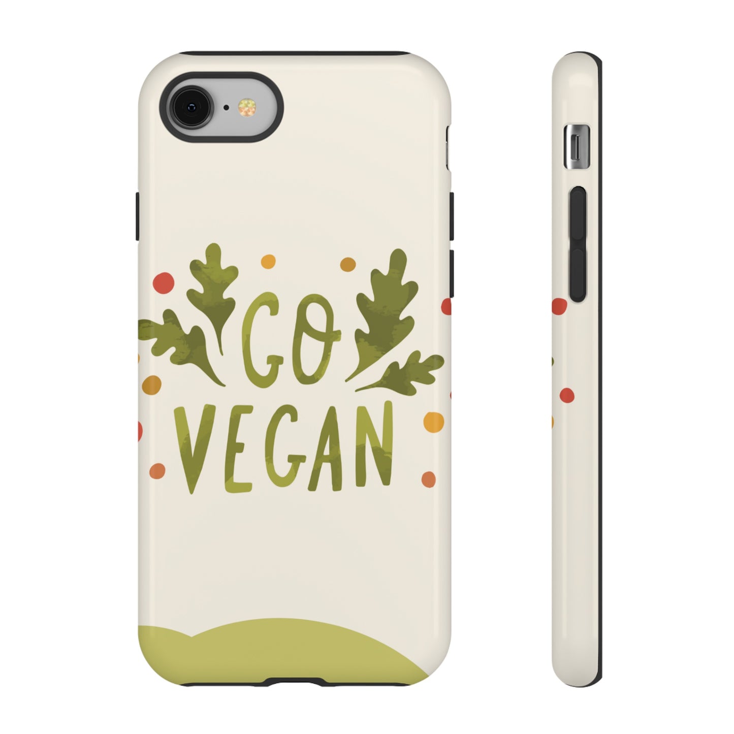 Go Vegan Wallpaper Phone Case | iPhone 15 Plus/ Pro, 14, 13, 12| Google Pixel 7, Pro, 5| Samsung Galaxy S23 All Major Phone Models