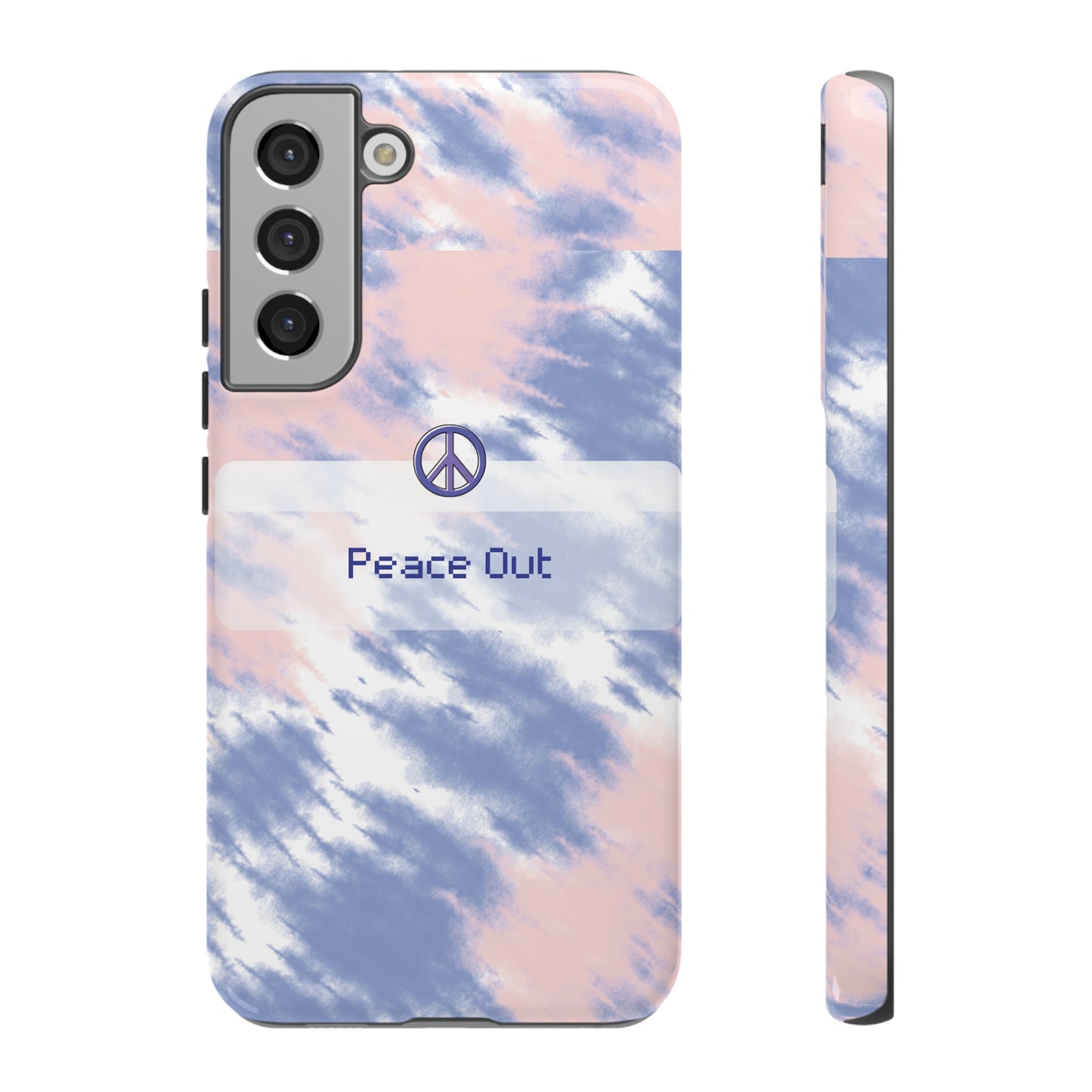 Peace Out Wallpaper Phone Case | iPhone 15 Plus/ Pro, 14, 13, 12| Google Pixel 7, Pro, 5| Samsung Galaxy S23 All Major Phone Models