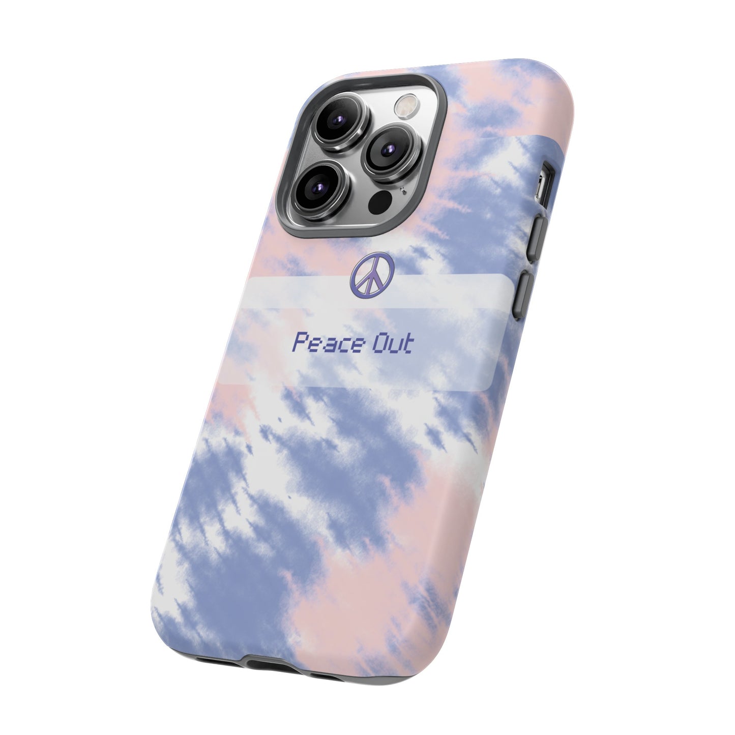 Peace Out Wallpaper Phone Case | iPhone 15 Plus/ Pro, 14, 13, 12| Google Pixel 7, Pro, 5| Samsung Galaxy S23 All Major Phone Models