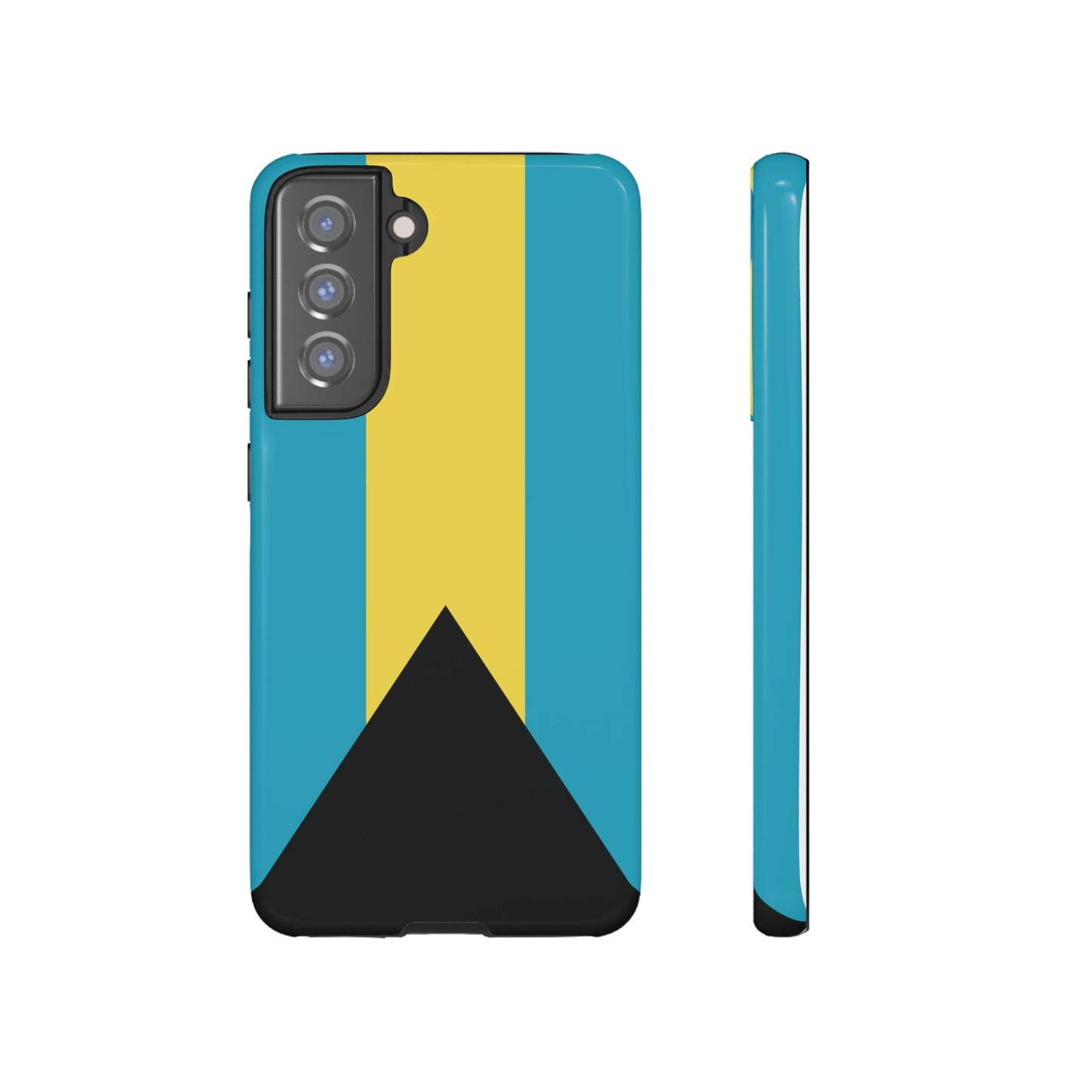 The Bahamas Flag Phone Case | iPhone 15 Plus/ Pro, 14, 13, 12| Google Pixel 7, Pro, 5| Samsung Galaxy S23 All Major Phone Models