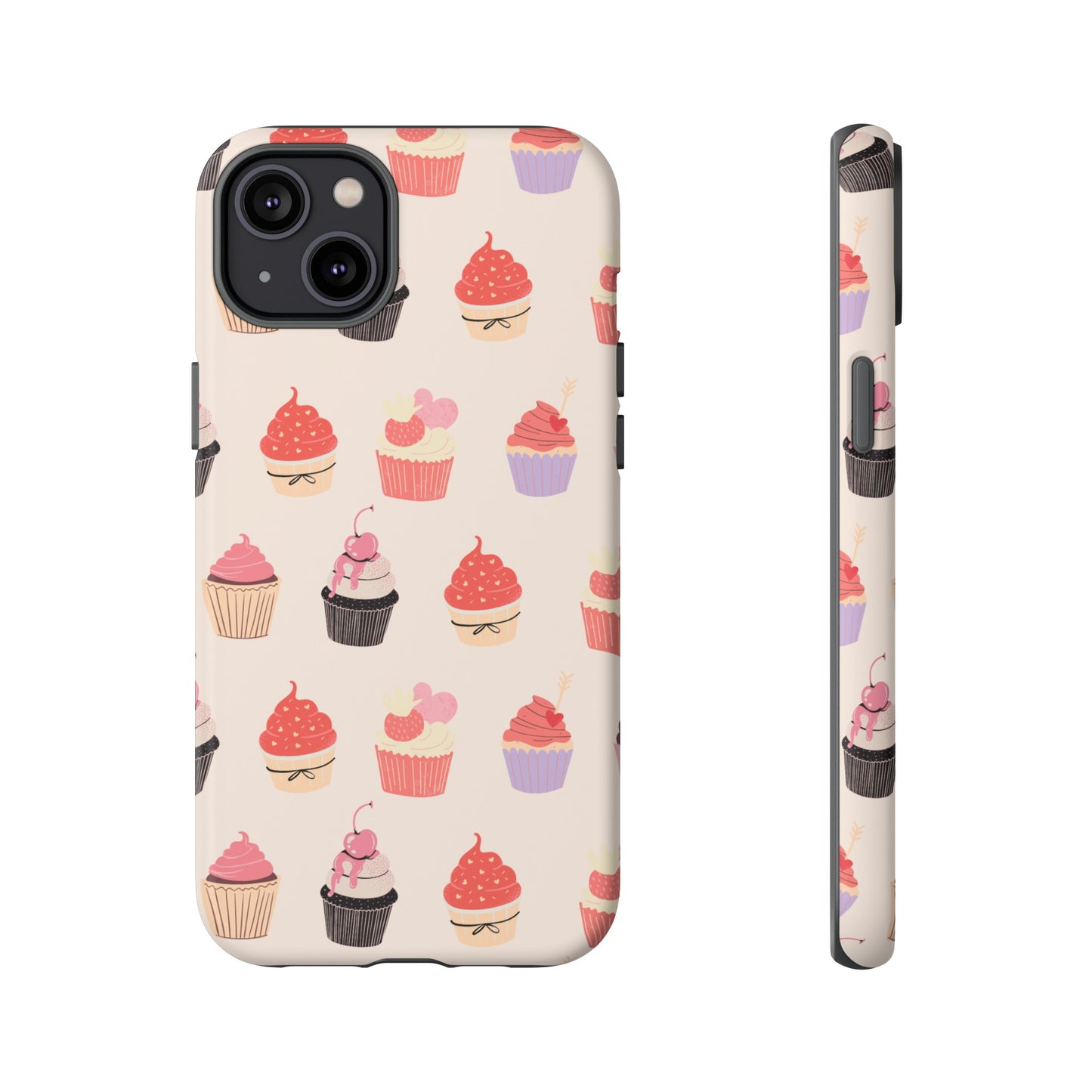 Cupcake Collage Wallpaper Phone Case | iPhone 15 Plus/ Pro, 14, 13, 12| Google Pixel 7, Pro, 5| Samsung Galaxy S23 All Major Phone Models