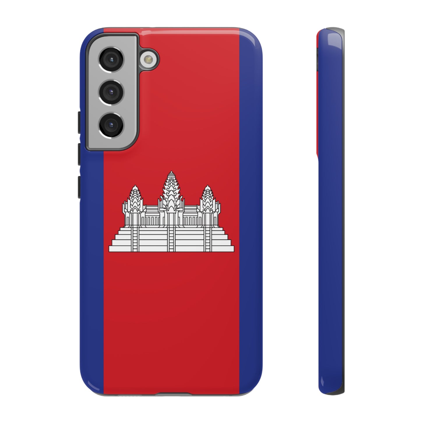 Cambodia Flag Phone Case | iPhone 15 Plus/ Pro, 14, 13, 12| Google Pixel 7, Pro, 5| Samsung Galaxy S23 All Major Phone Models