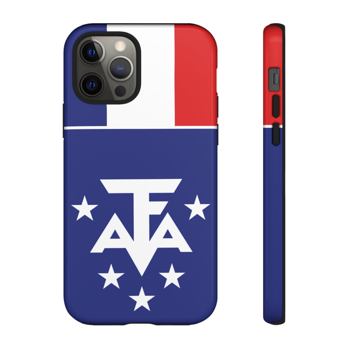 French Southern And Antarctic Lands Flag Phone Case | iPhone 15 Plus/ Pro, 14, 13, 12| Google Pixel 7, Pro, 5| Samsung Galaxy S23 All Major Phone Models