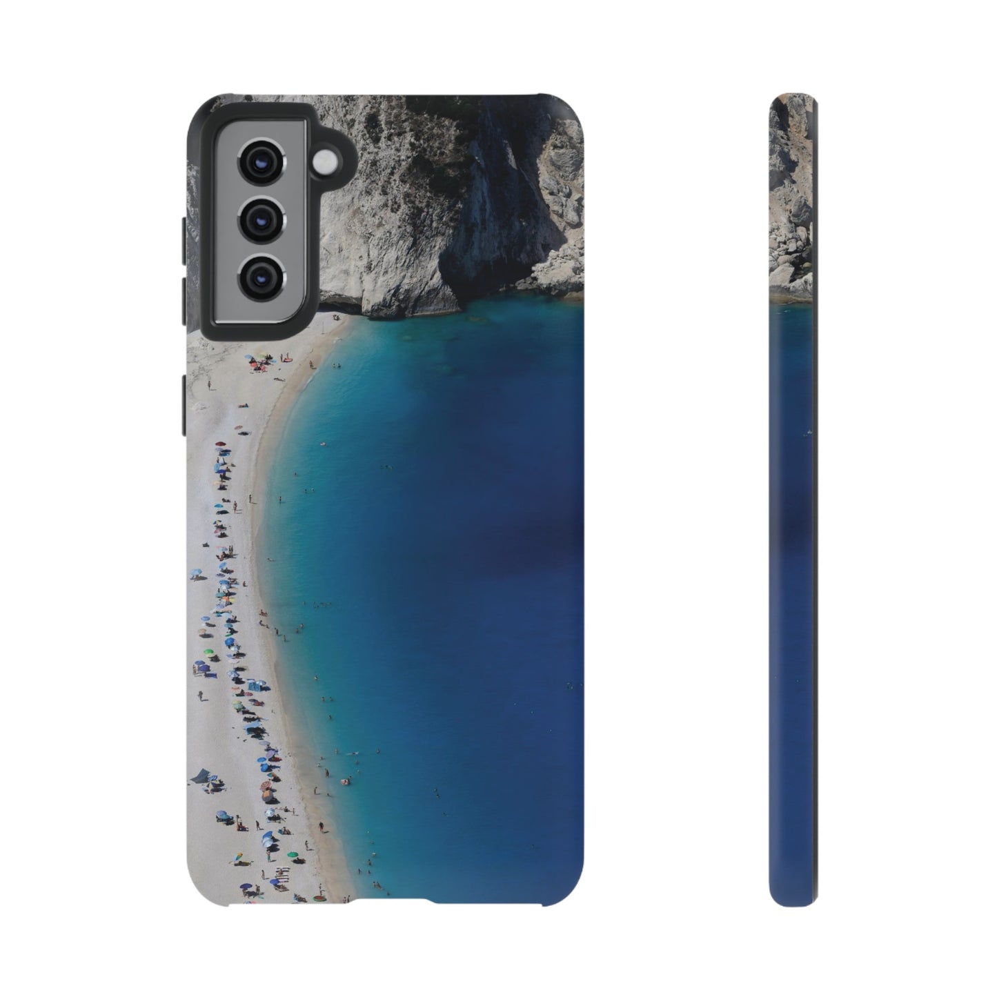 Blue Beach Wallpaper Phone Case | iPhone 15 Plus/ Pro, 14, 13, 12| Google Pixel 7, Pro, 5| Samsung Galaxy S23 All Major Phone Models