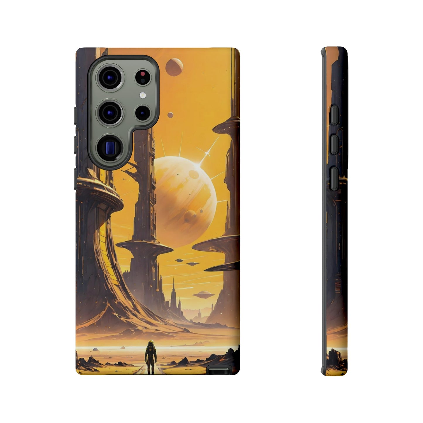 Distant Planets Sci Fi Wallpaper Phone Case | iPhone 15 Plus/ Pro, 14, 13, 12| Google Pixel 7, Pro, 5| Samsung Galaxy S23 All Major Phone Models