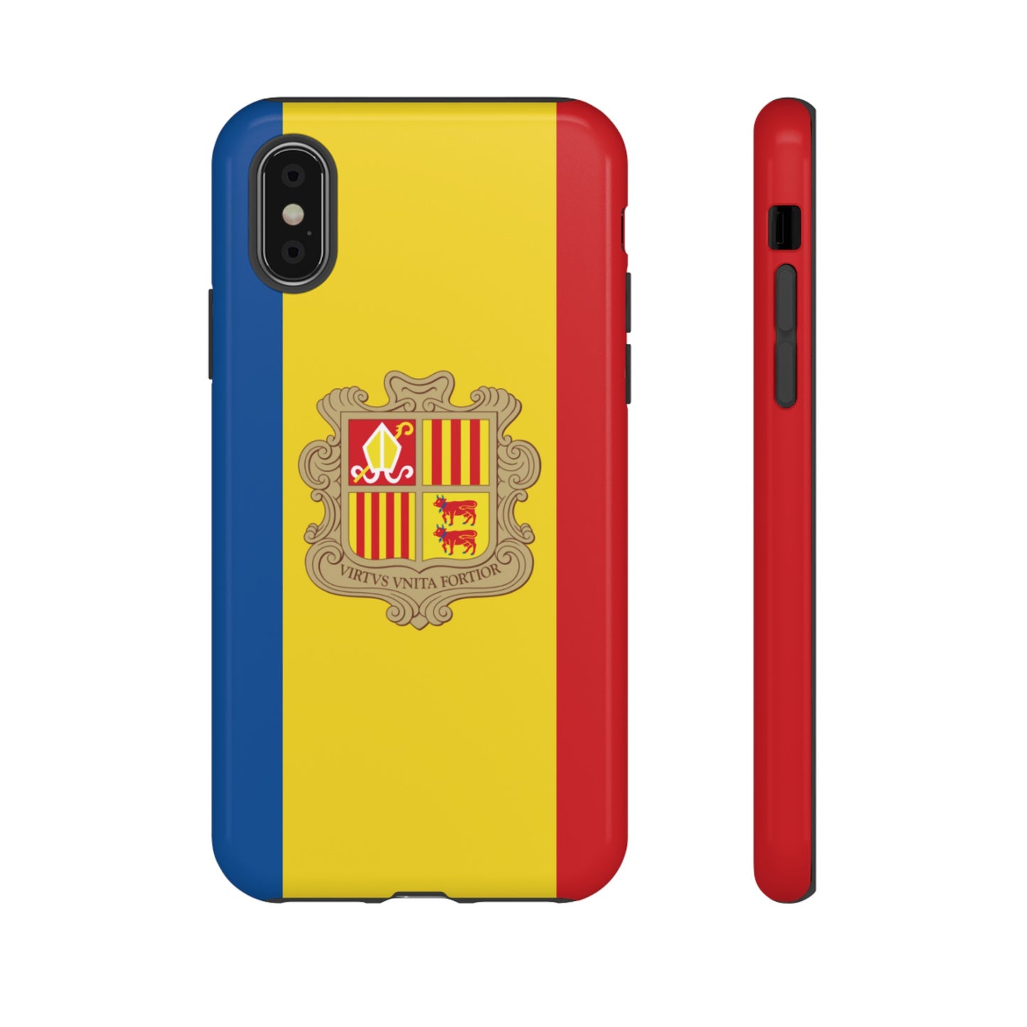 Andorra Flag Phone Case | iPhone 15 Plus/ Pro, 14, 13, 12| Google Pixel 7, Pro, 5| Samsung Galaxy S23 All Major Phone Models