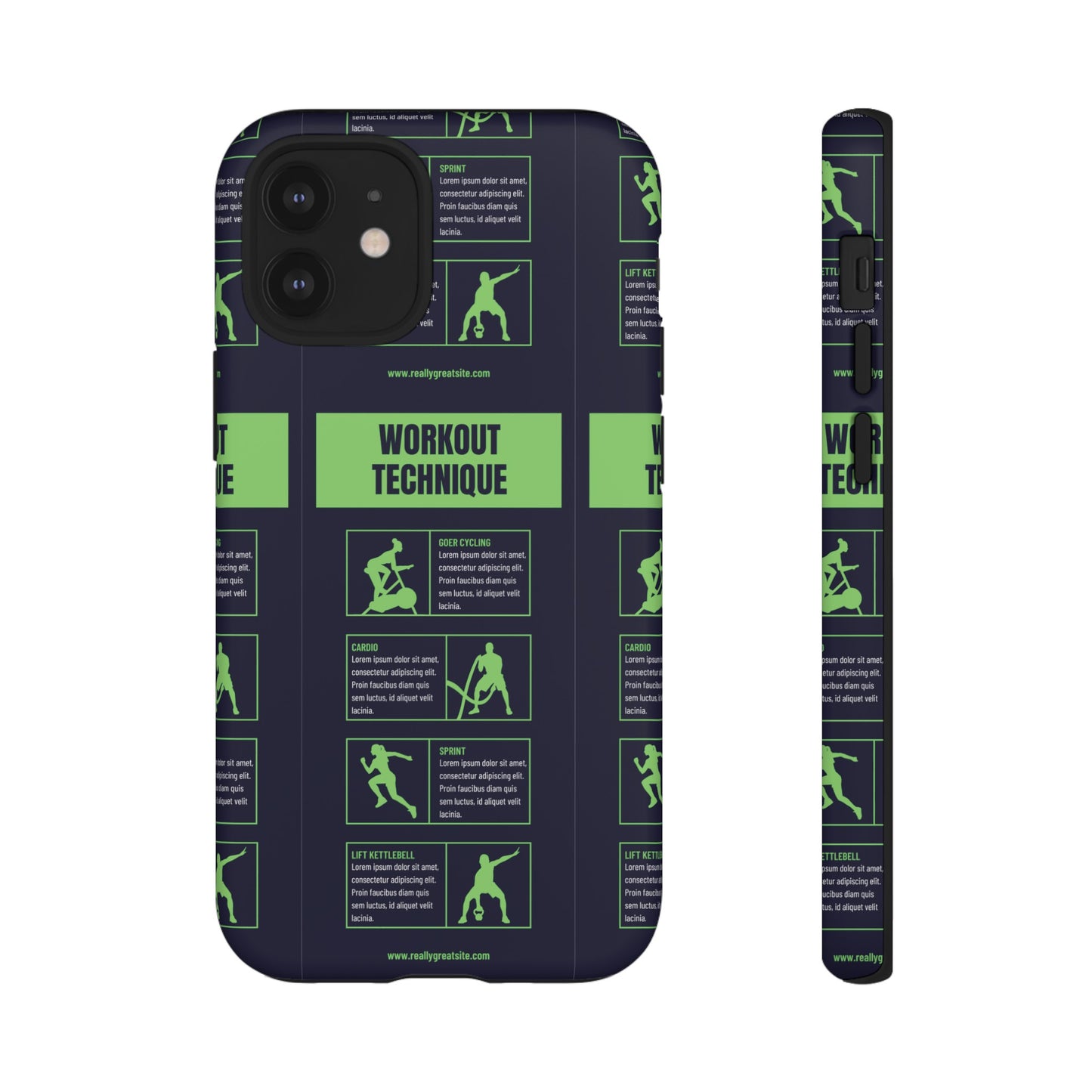 Workout Plan Wallpaper Phone Case | iPhone 15 Plus/ Pro, 14, 13, 12| Google Pixel 7, Pro, 5| Samsung Galaxy S23 All Major Phone Models