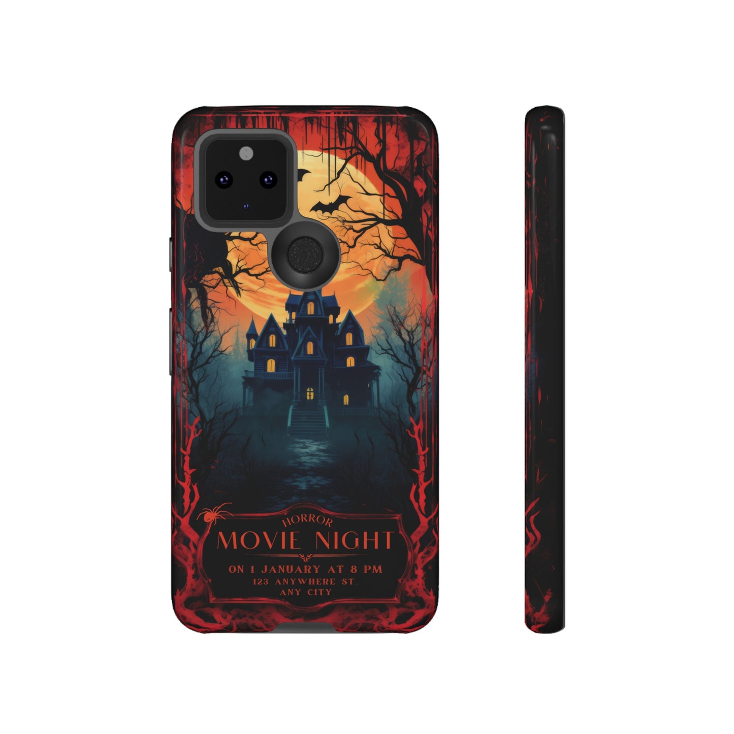 Horror Movie Night Phone Case | iPhone 15 Plus/ Pro, 14, 13, 12| Google Pixel 7, Pro, 5| Samsung Galaxy S23 All Major Phone Models