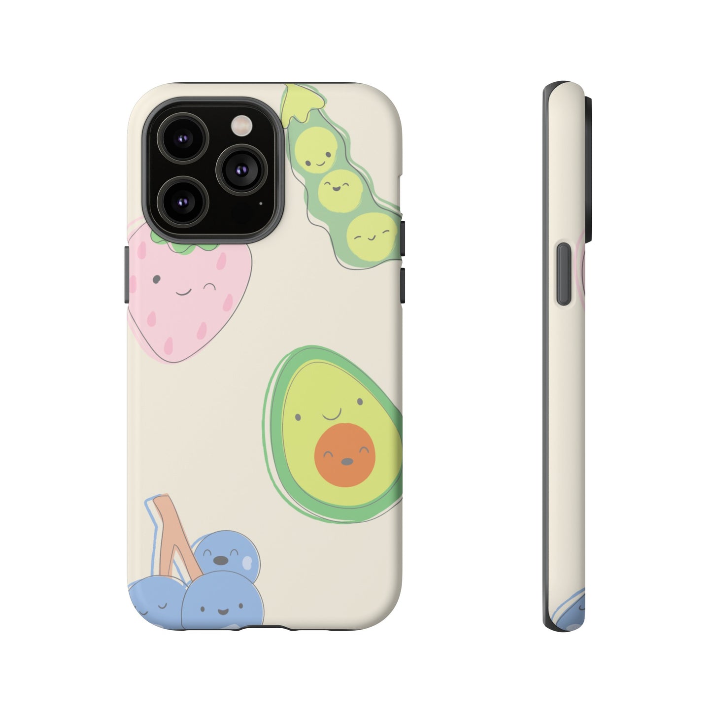 Happy Food Wallpaper Phone Case | iPhone 15 Plus/ Pro, 14, 13, 12| Google Pixel 7, Pro, 5| Samsung Galaxy S23 All Major Phone Models